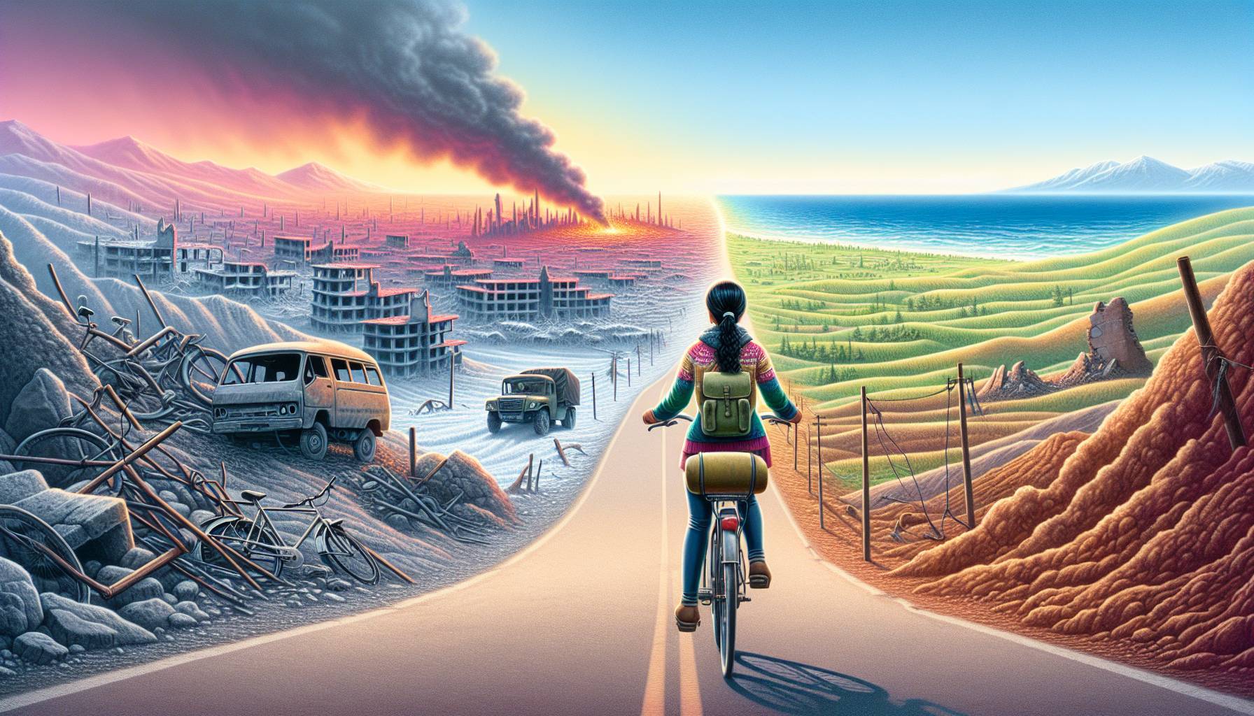 American cyclist flees Iran as war fears mount cover