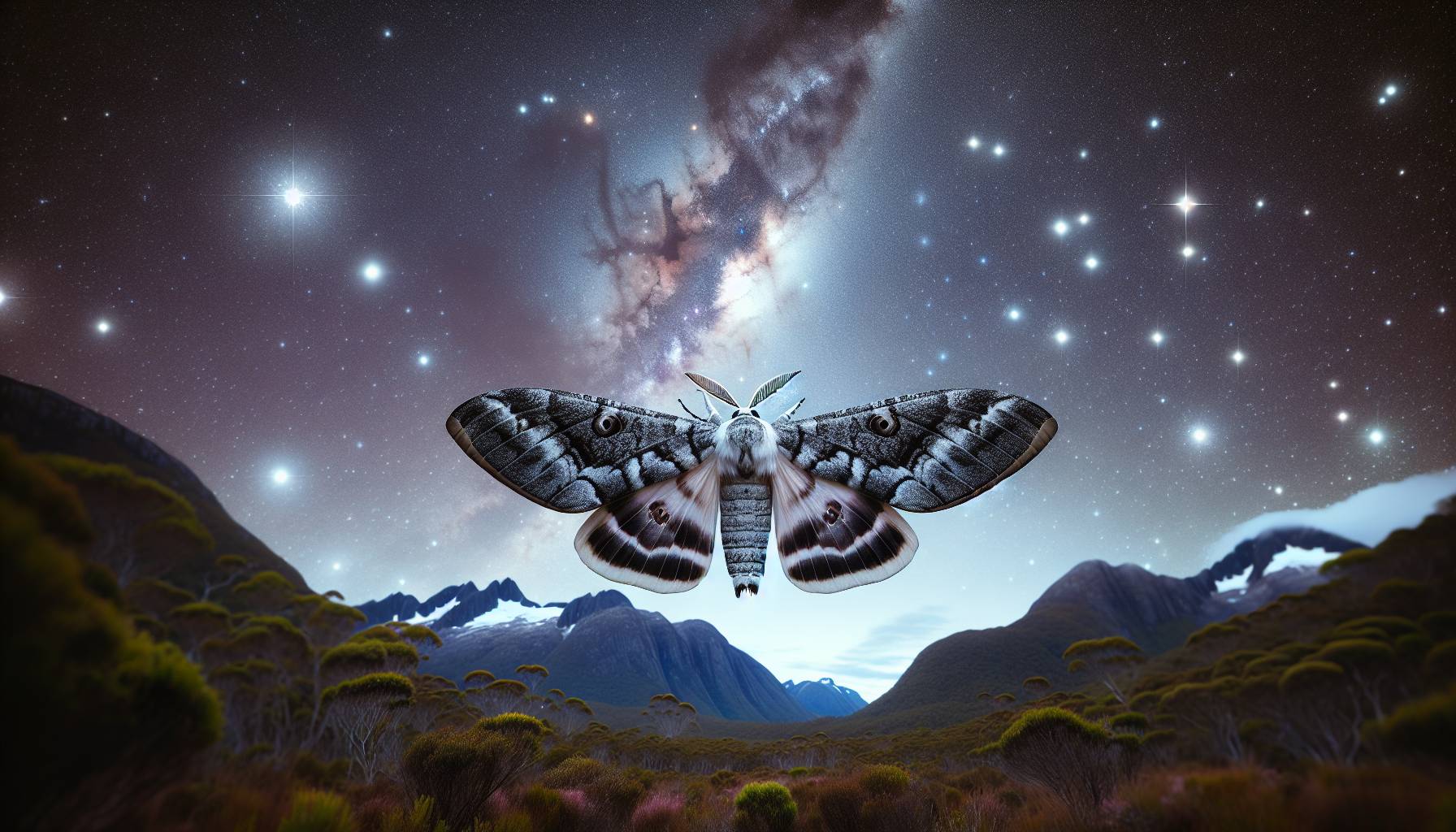 New Find: Moth Uses Stars for Navigation: image