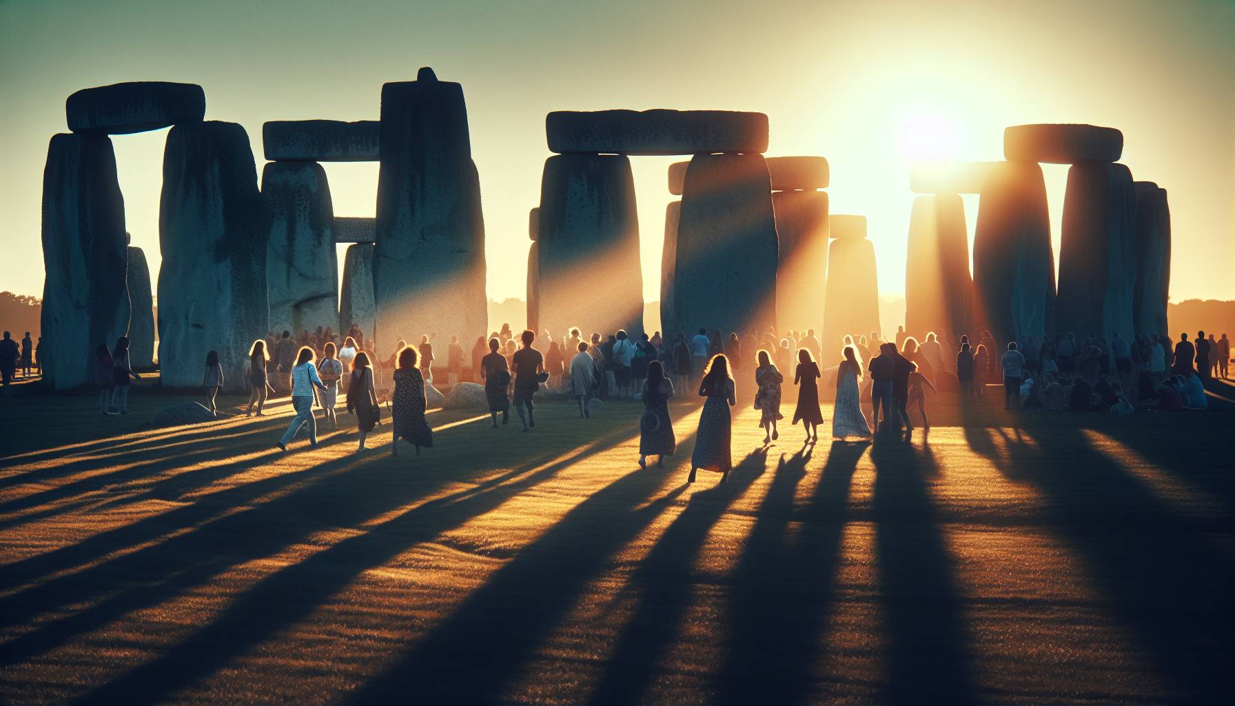 Summer Solstice Celebrated at Stonehenge: image