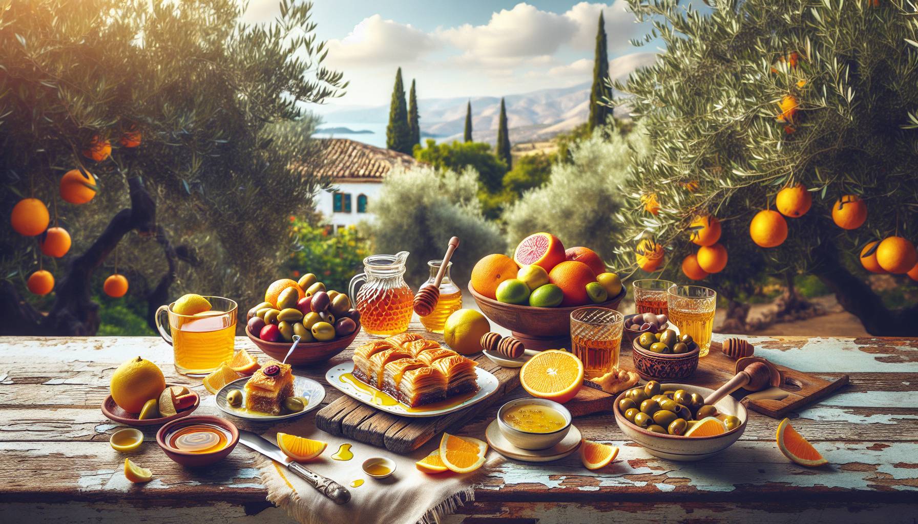 Greek Island Cuisine: Chickpeas with Tomatoes and Honey cover