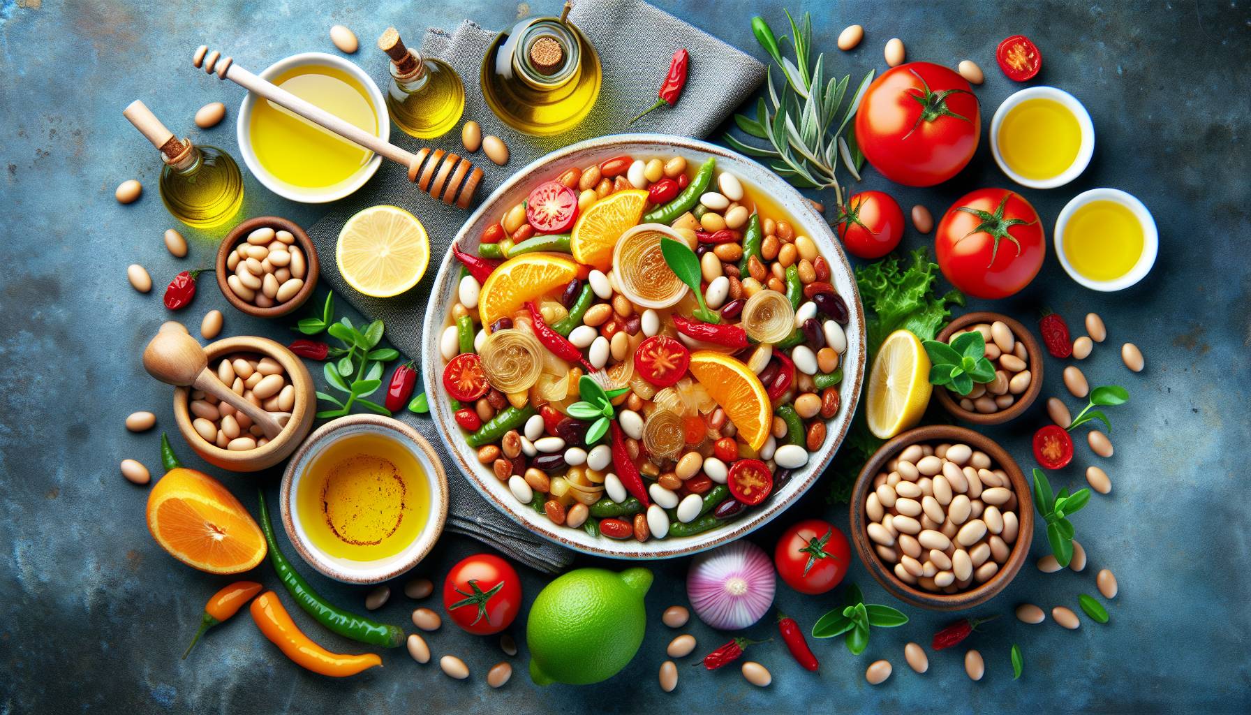 Greek Island Cuisine: Chickpeas with Tomatoes and Honey: image