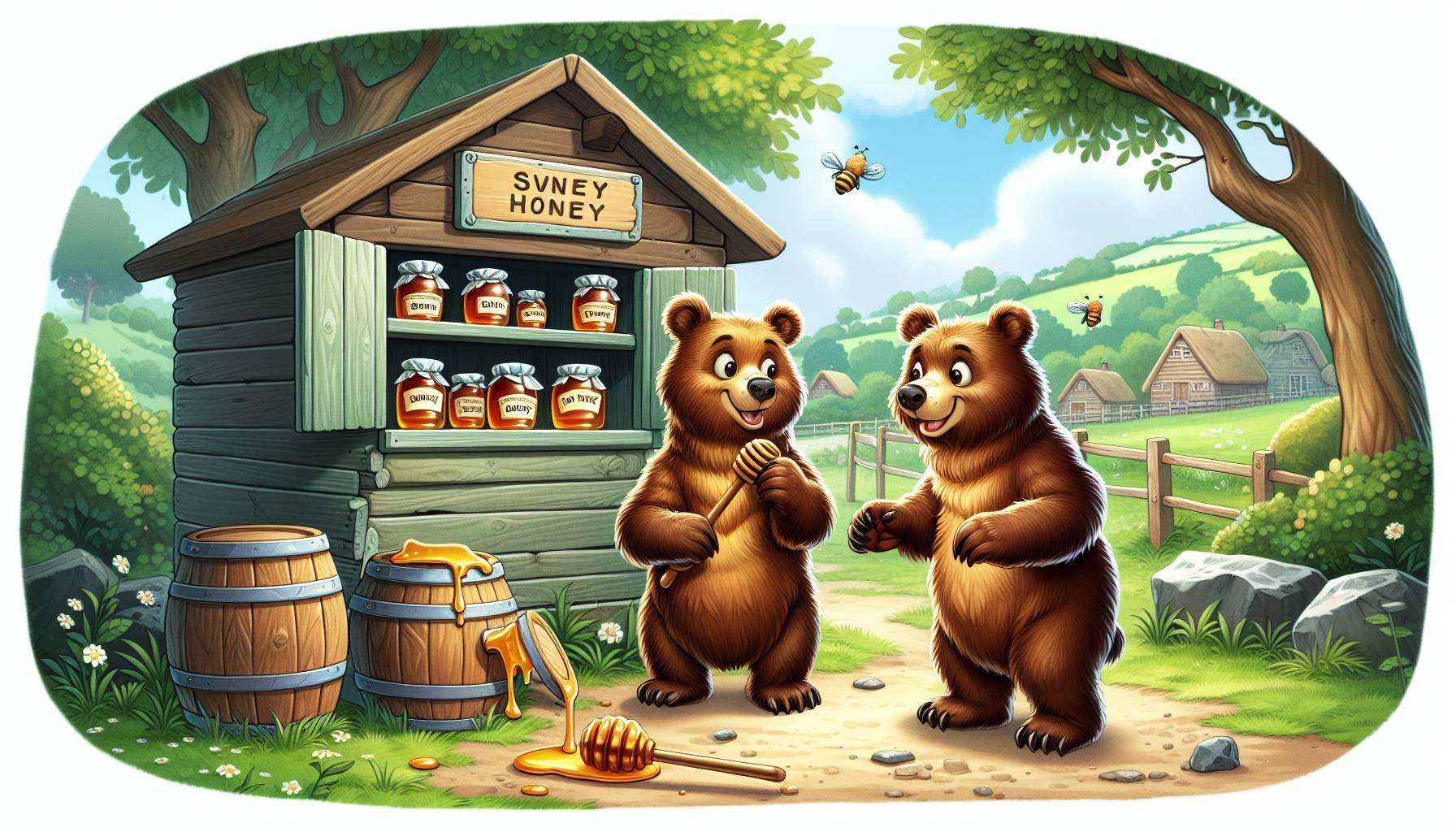 Bears escape in search for honey cover