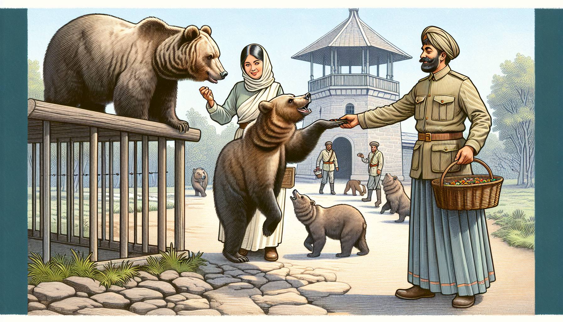 Bears escape in search for honey: image
