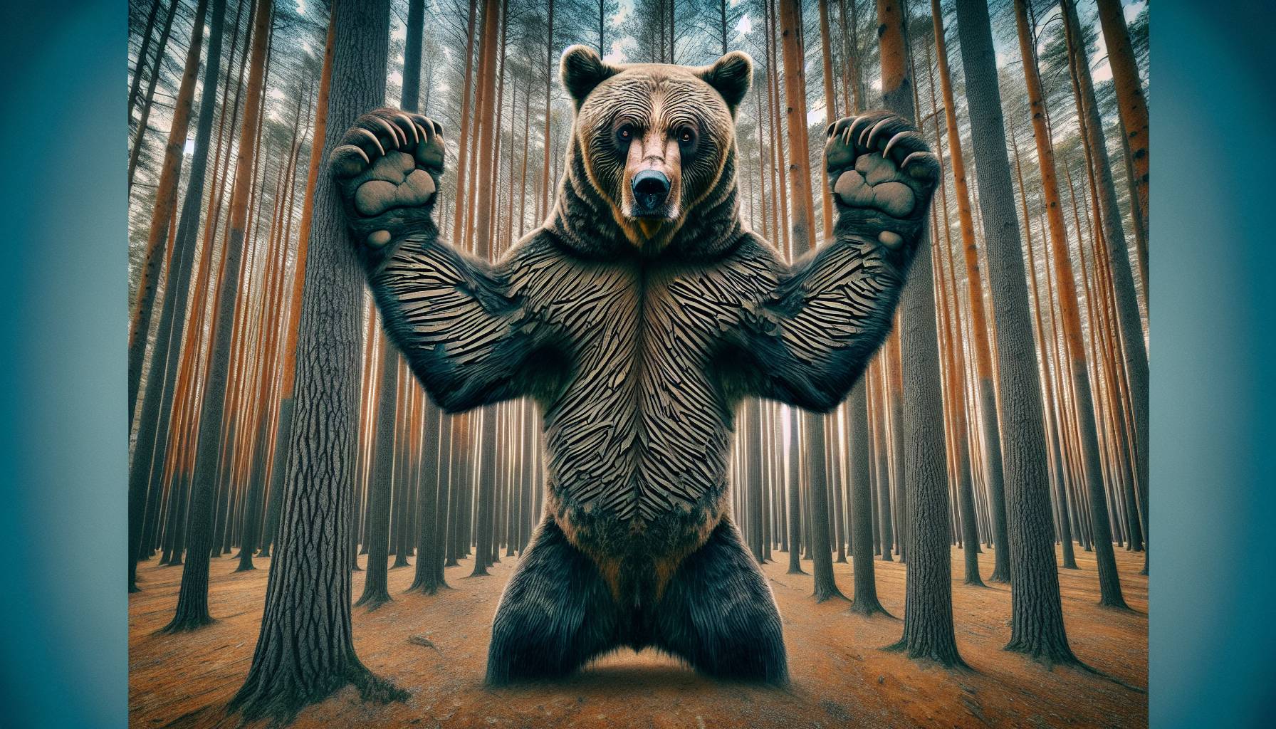 Bears escape in search for honey: image