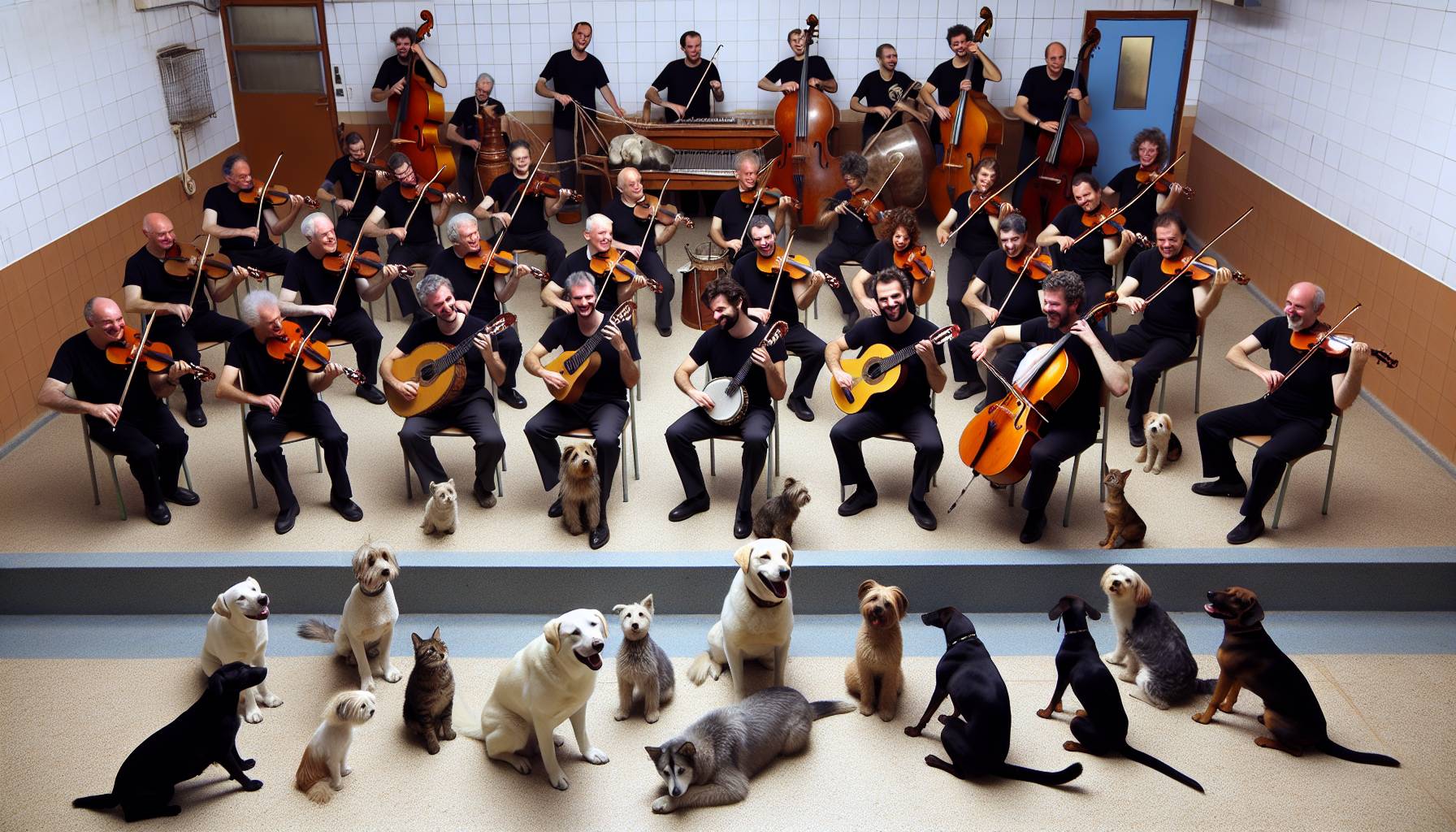 12-Year-Old Uses Music to Comfort Animals in Shelters: image