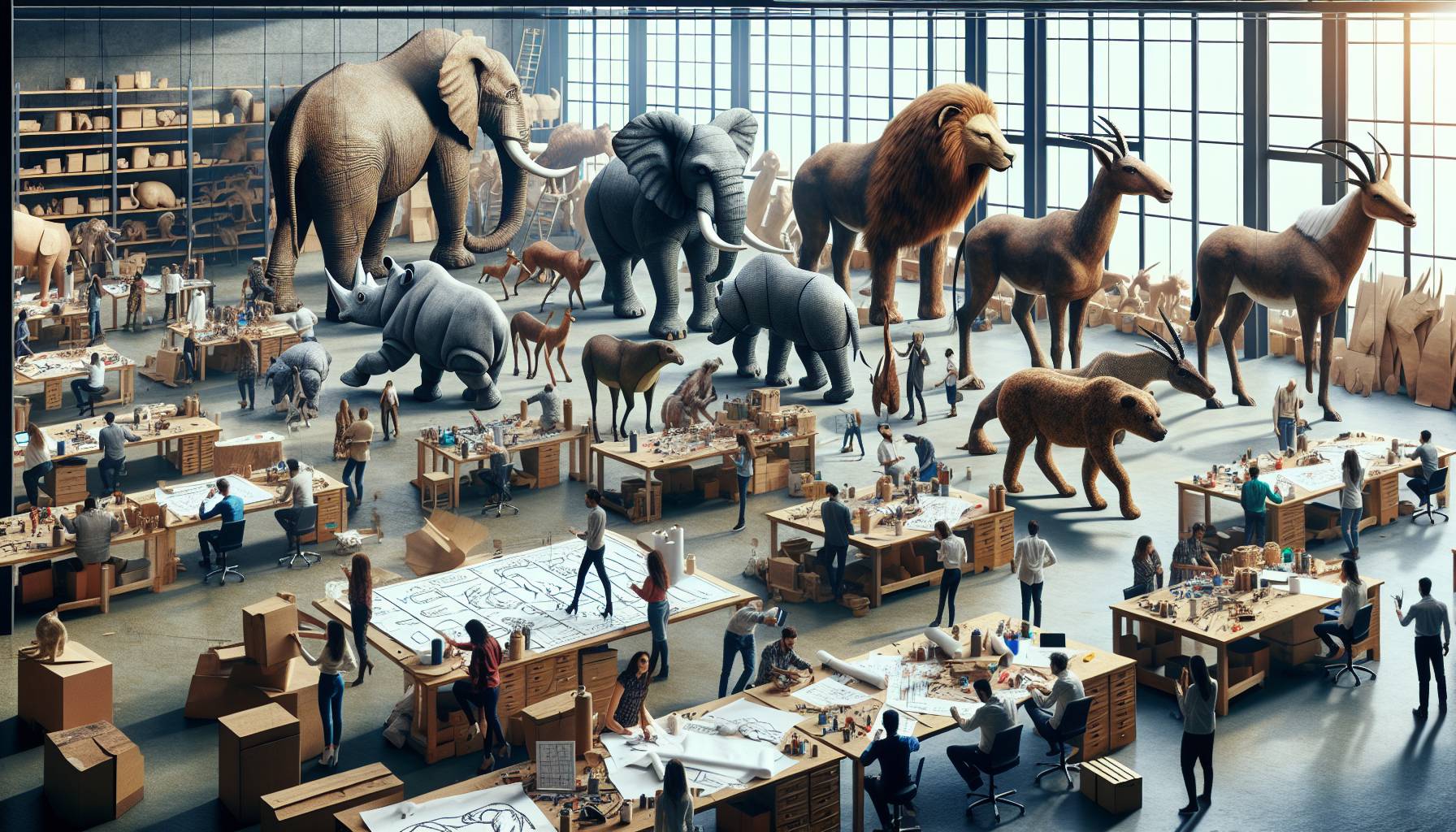 The Herds: Life-Size Animal Puppets Bring Climate Change Awareness to the UK: image