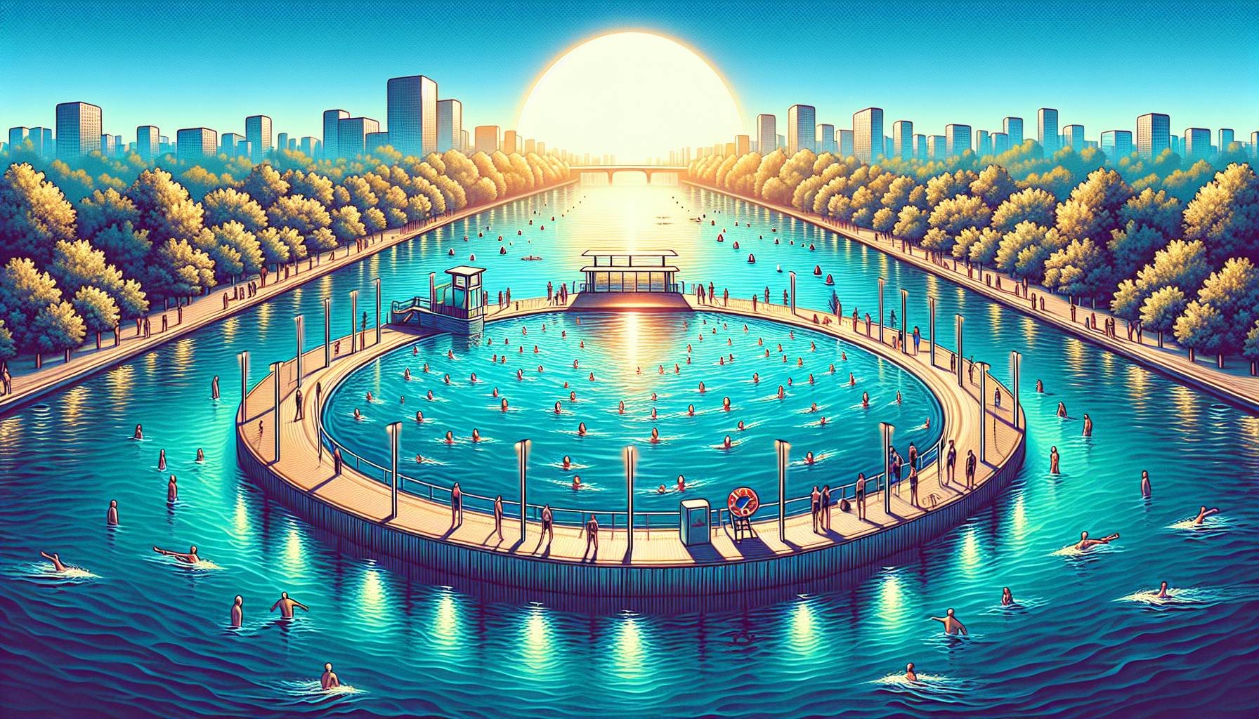 Parisians and Tourists Can Swim in River Seine After Cleanup Efforts: image