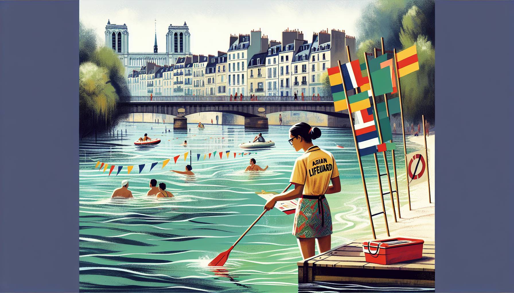Parisians and Tourists Can Swim in River Seine After Cleanup Efforts: image