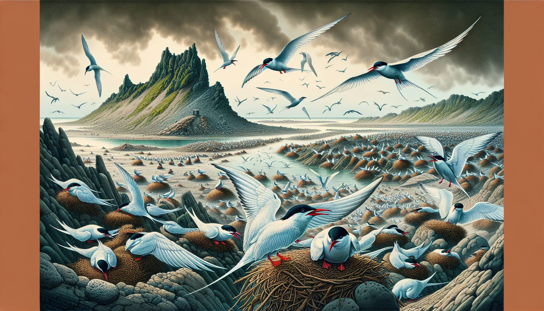Arctic Tern Nests Drop in UK Site: image