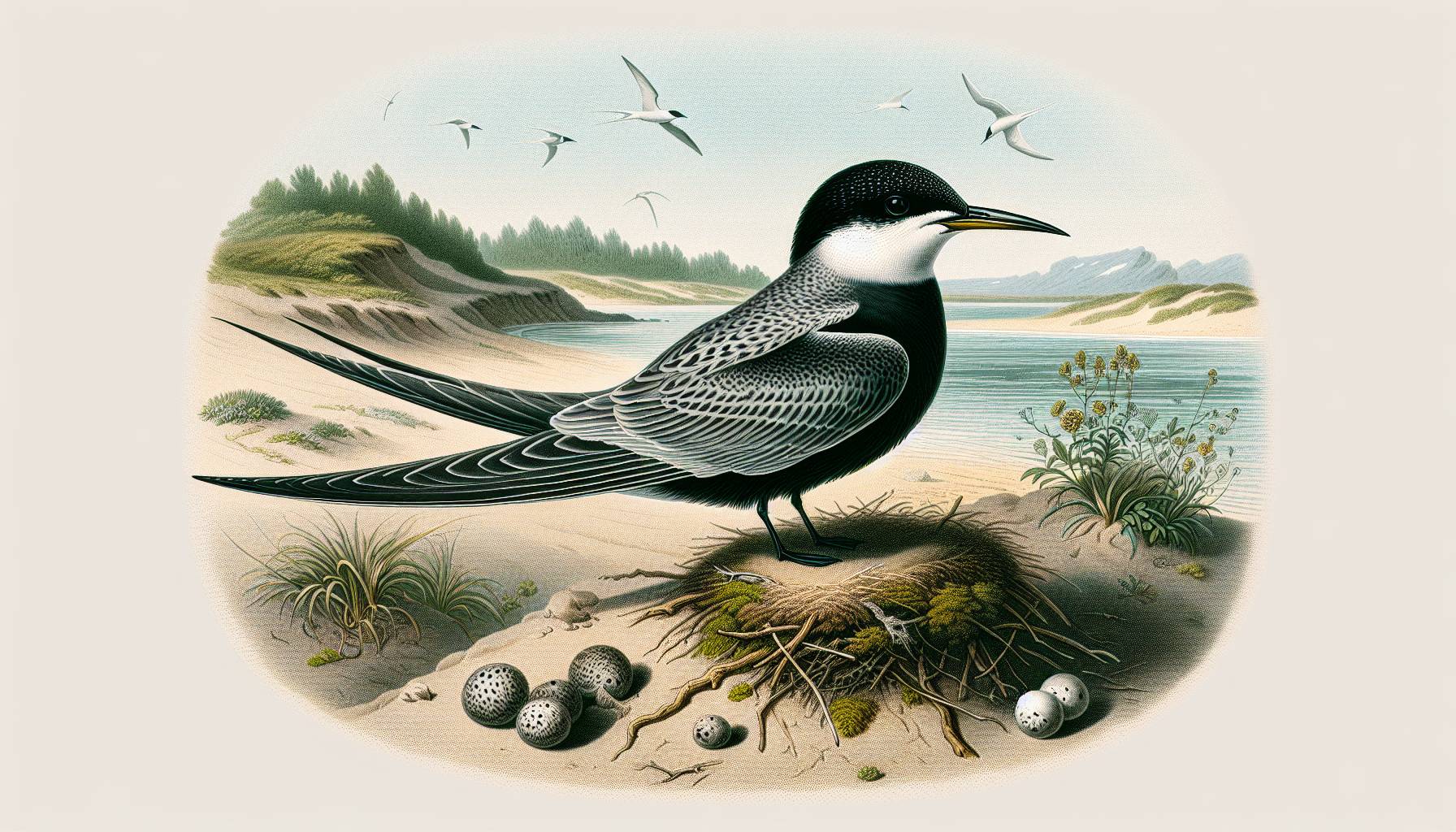 Arctic Tern Nests Drop in UK Site: image