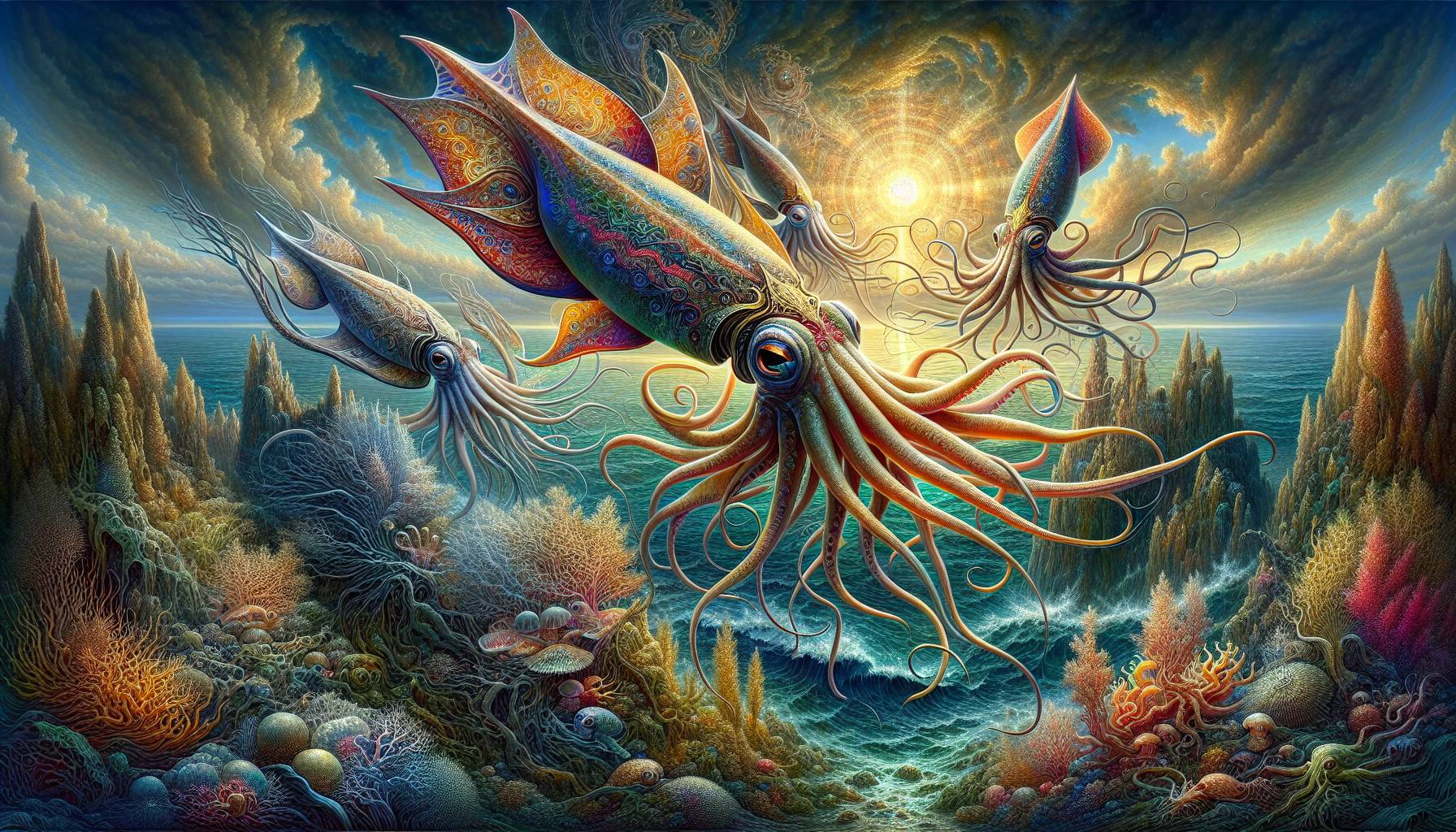 Ancient Squids Dominated Oceans Millions of Years Ago cover