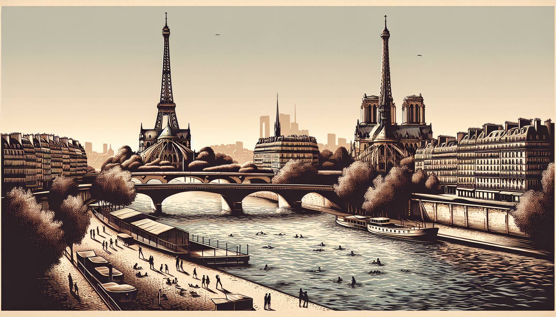 Public Swimming in River Seine Allowed in Paris cover