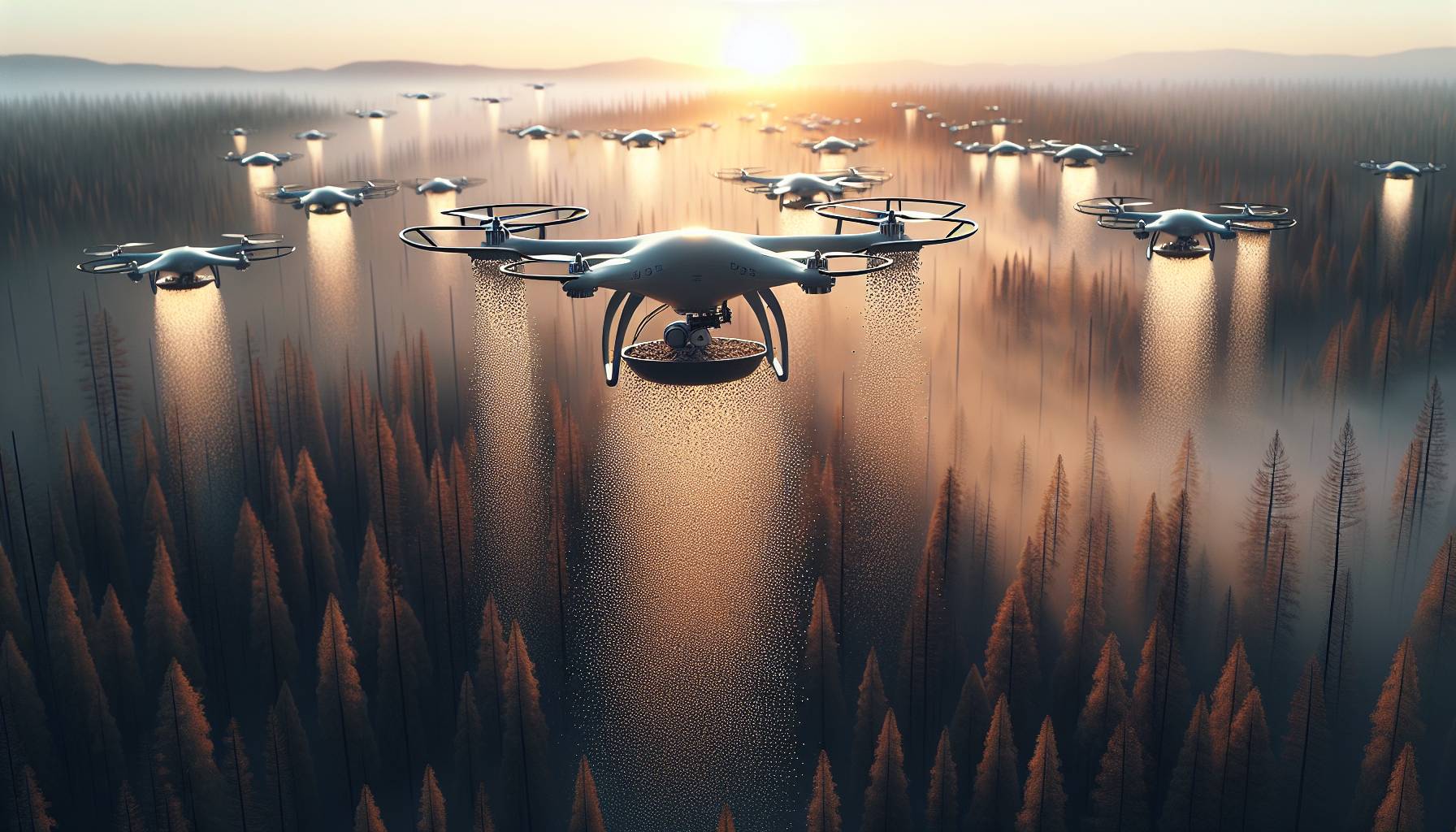 Canadian Forests Reborn by Drones: image