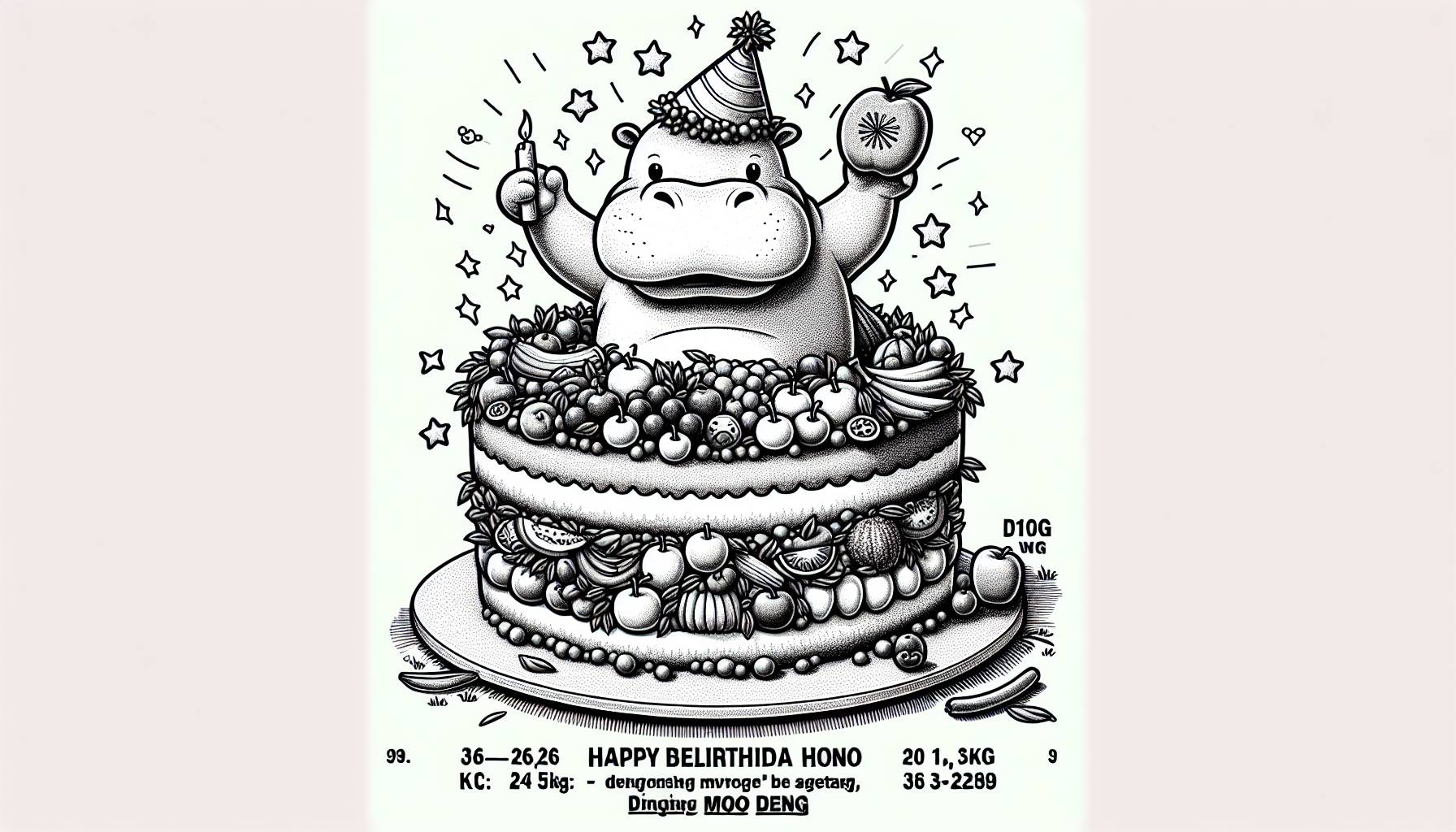 Moo Deng the pygmy hippo celebrates turning one in style: image