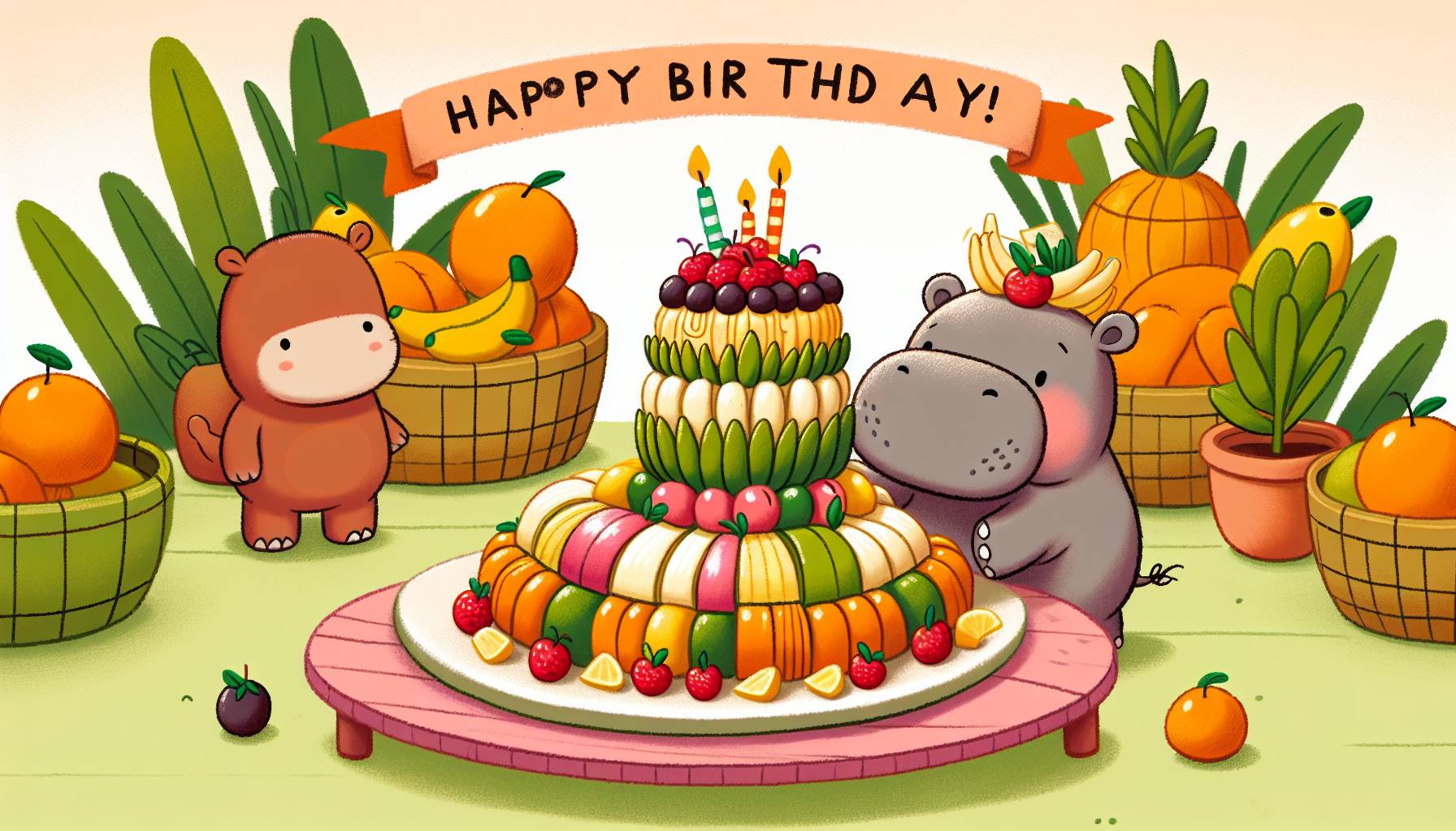 Moo Deng the pygmy hippo celebrates turning one in style cover