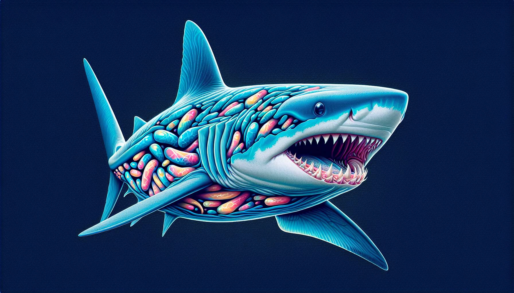 The Secret Behind Blue Sharks' Unique Color Revealed: image