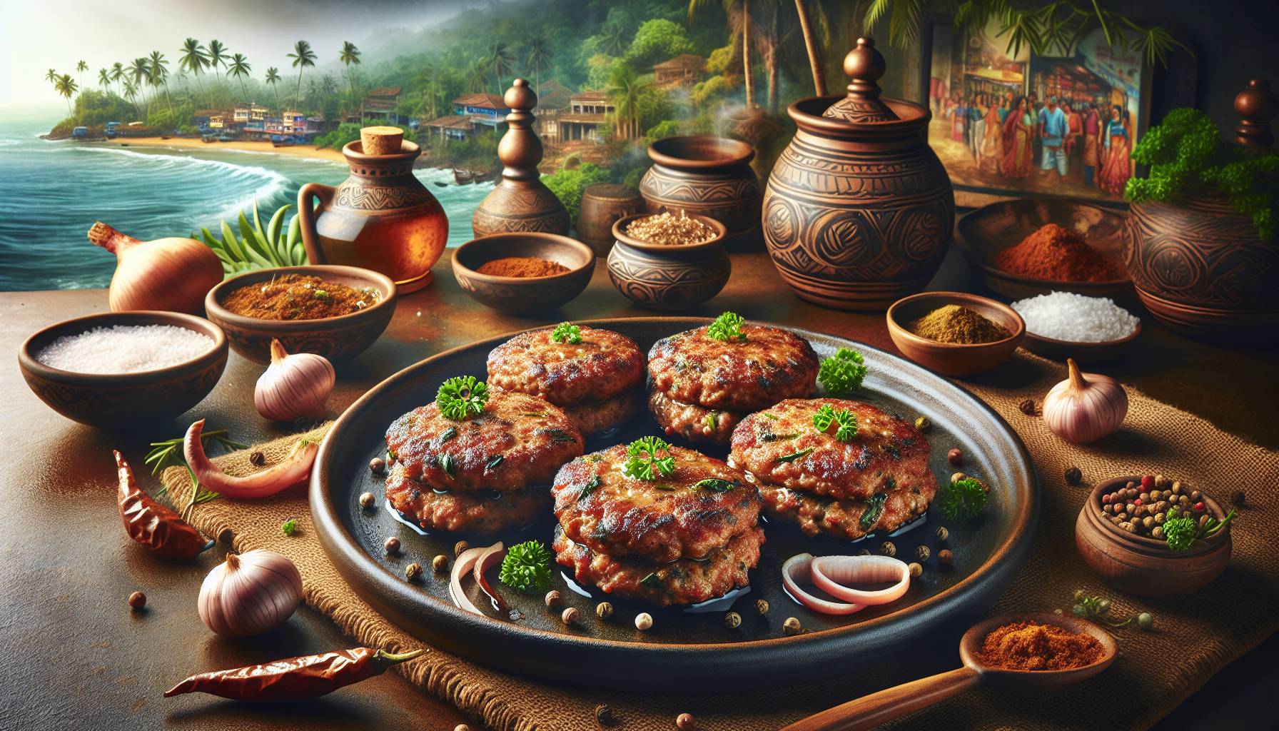 Indian-Inspired Pork Burger Recipe: image