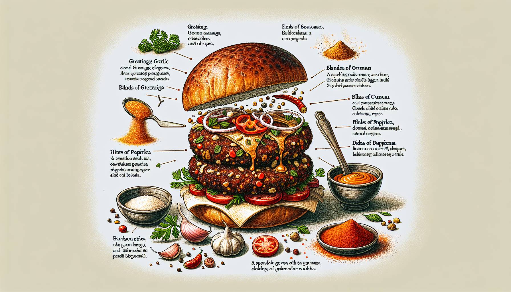Indian-Inspired Pork Burger Recipe: image