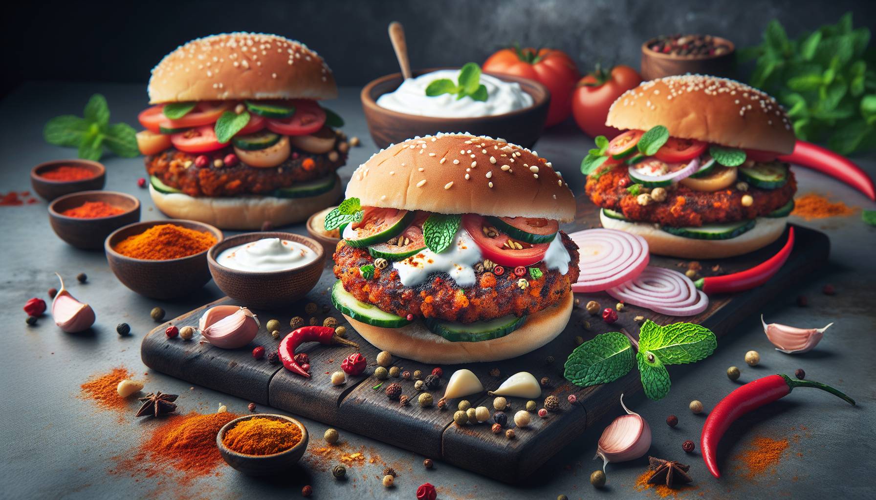 Indian-Inspired Pork Burger Recipe cover