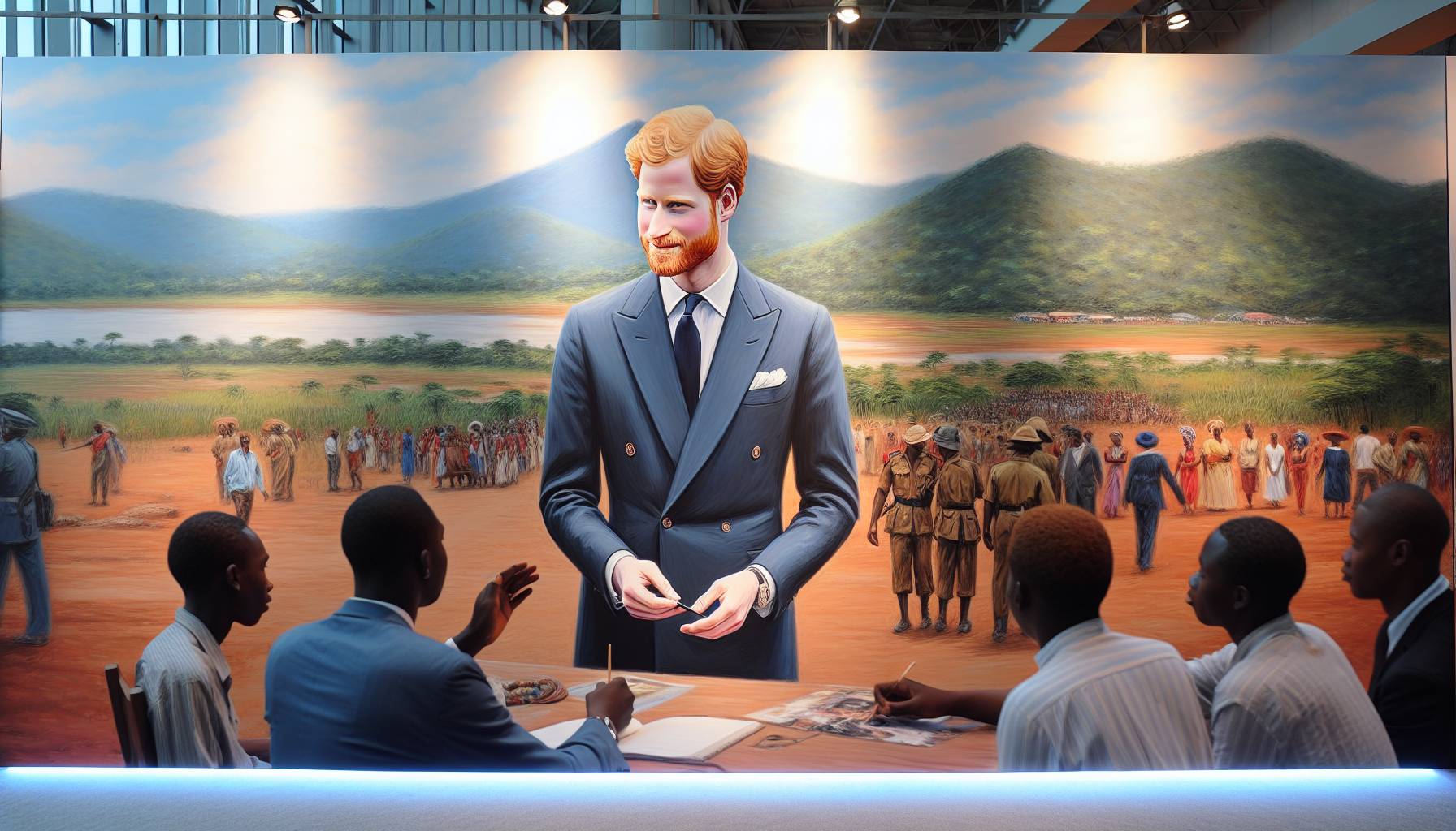 Prince Harry Walks Through Minefield in Angola for Charity cover