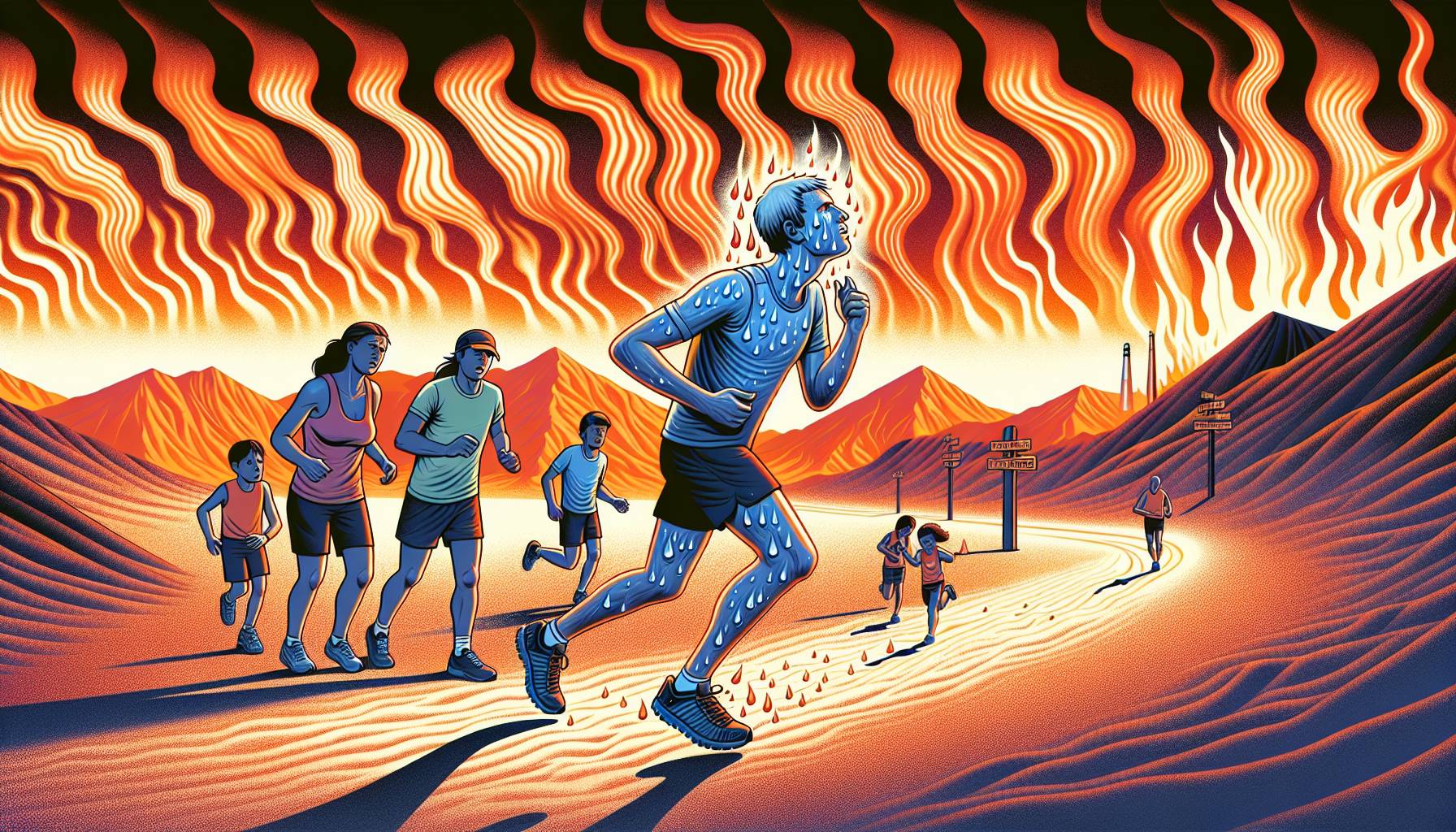 Runners Brave Extreme Heat at Death Valley Ultramarathon cover