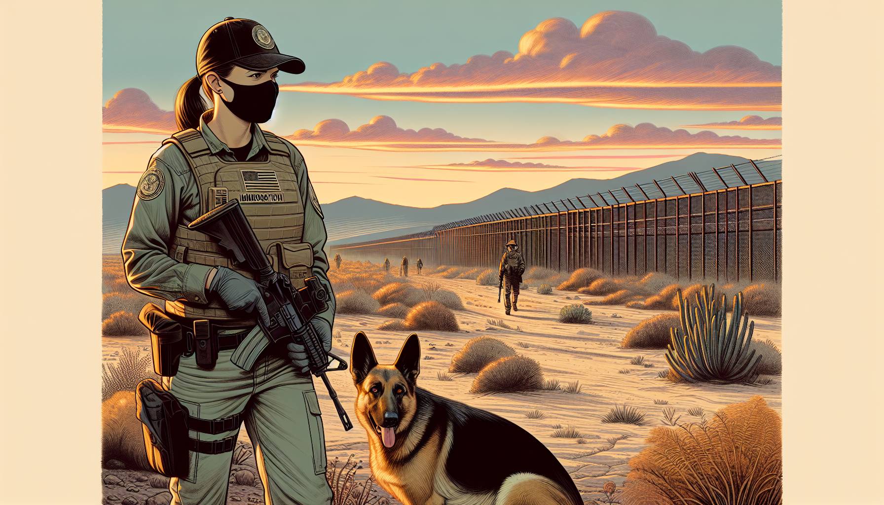 Controversy Over Masked Immigration Enforcement Agents: image