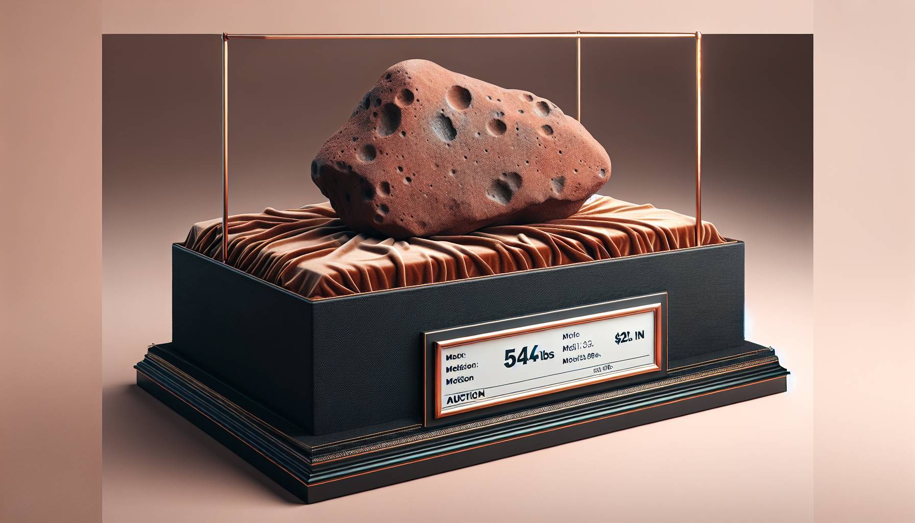 Rare Mars rock sells for $4.3 million at auction: image