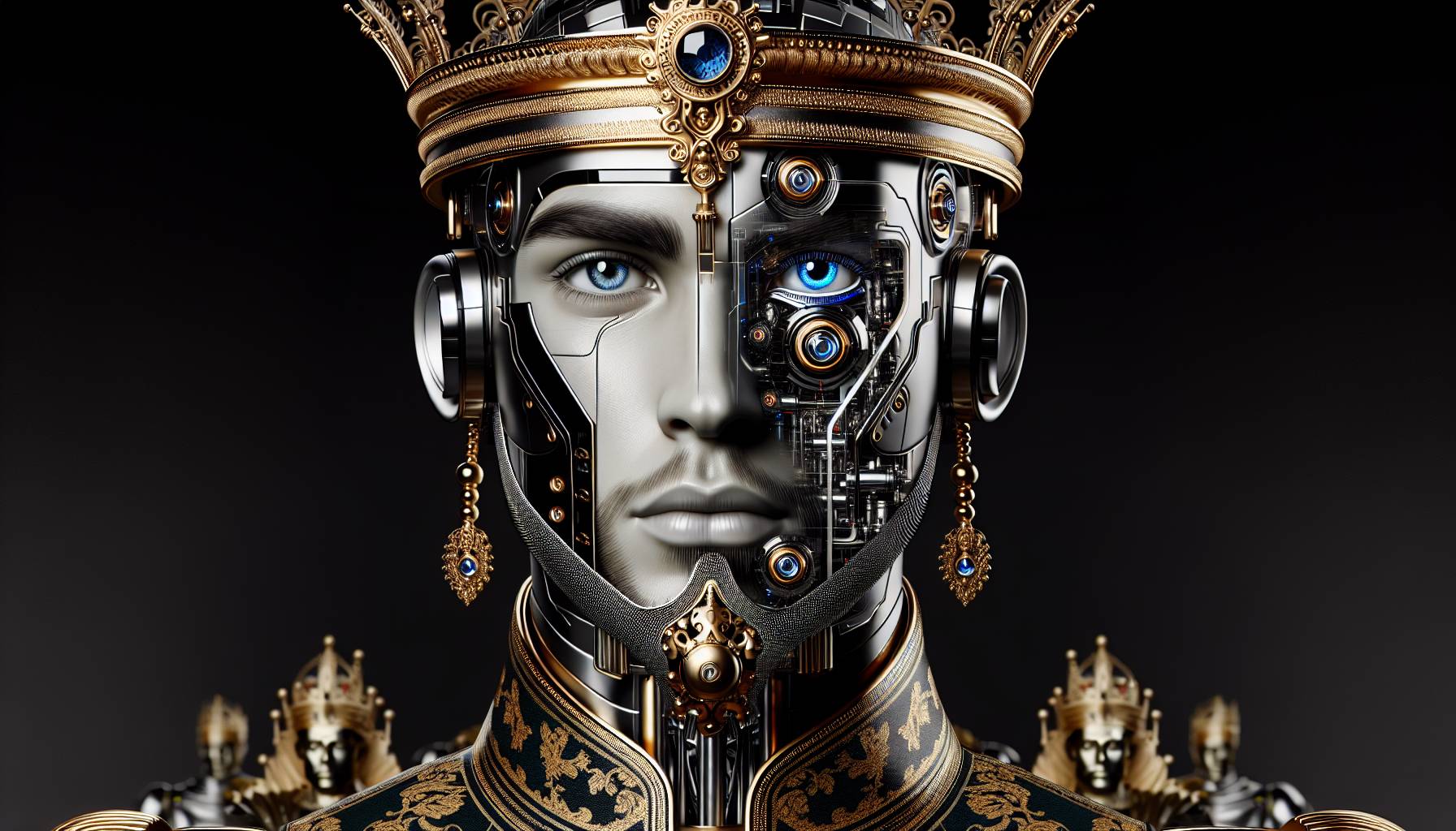 AI Artist Unveils Portrait of King Charles III: image
