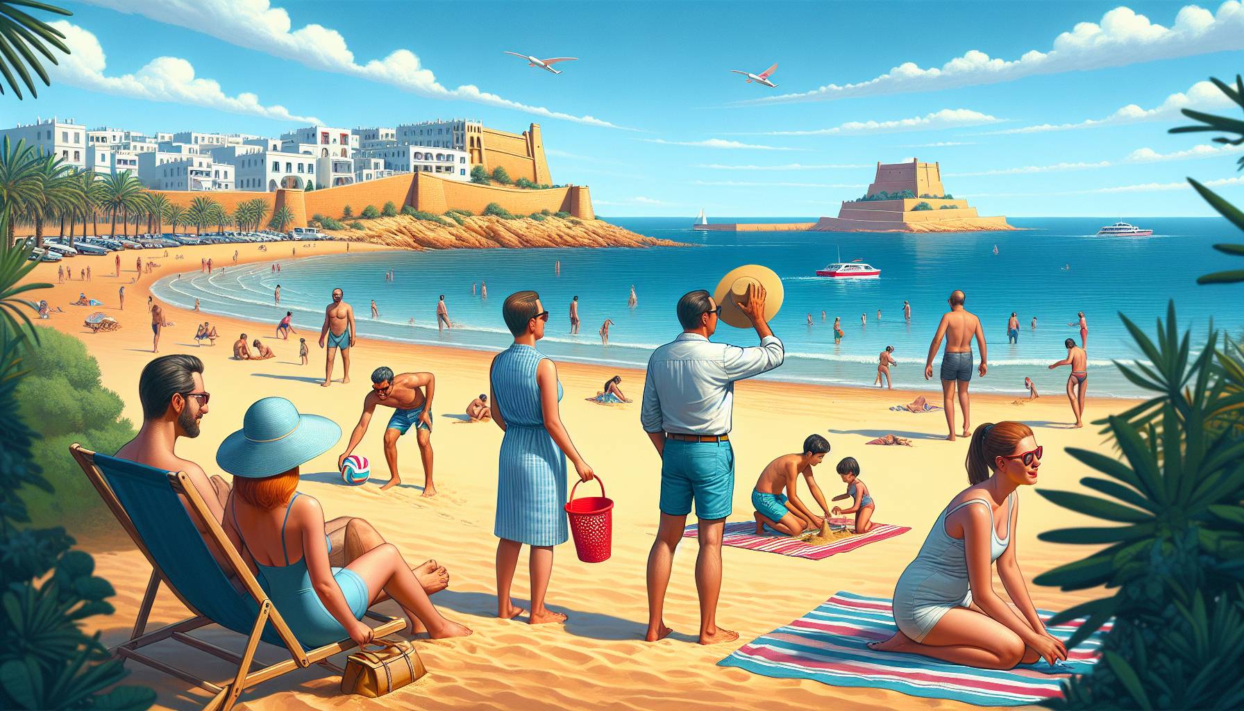 Clash over Men's Bathing Suits in Algerian Town: image
