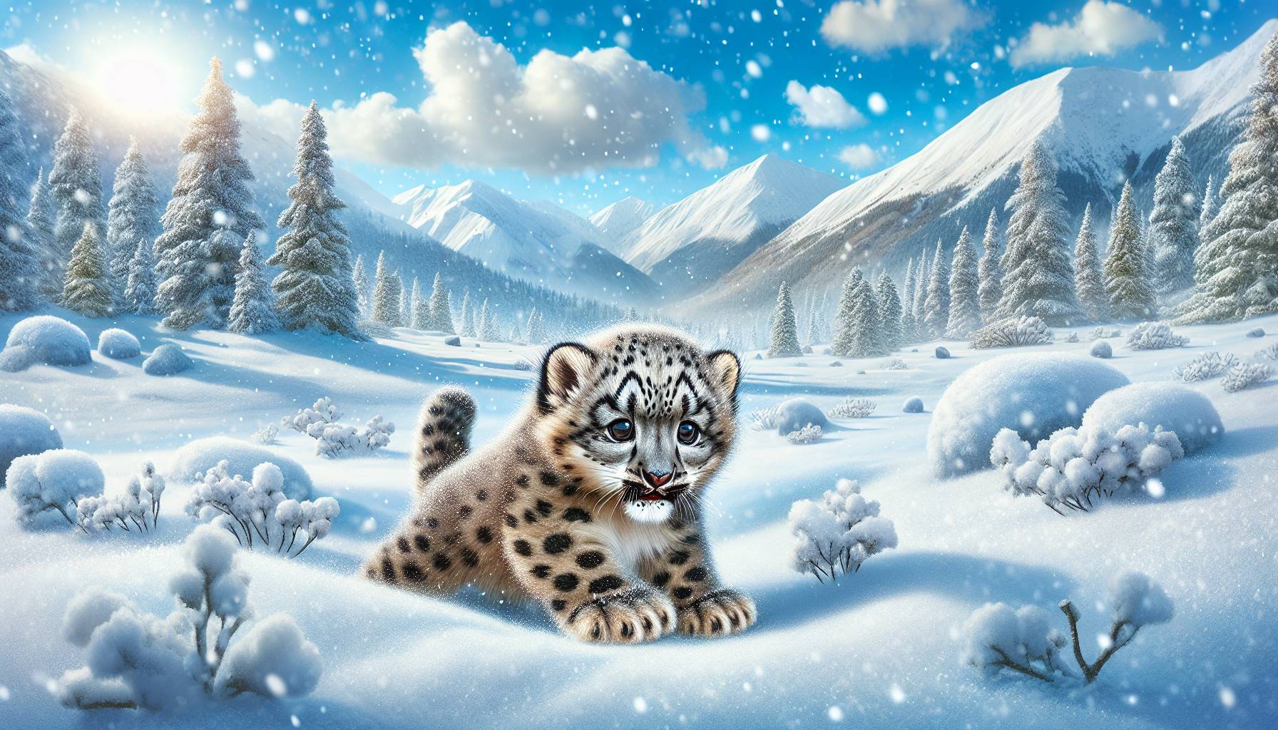 Snow Leopard Cub Born at Chester Zoo cover