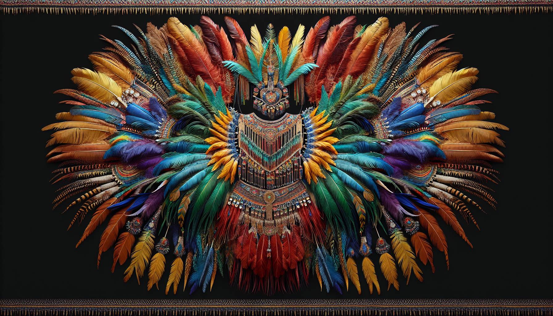 Paraguayans Dress Like Birds to Honor Saint: image