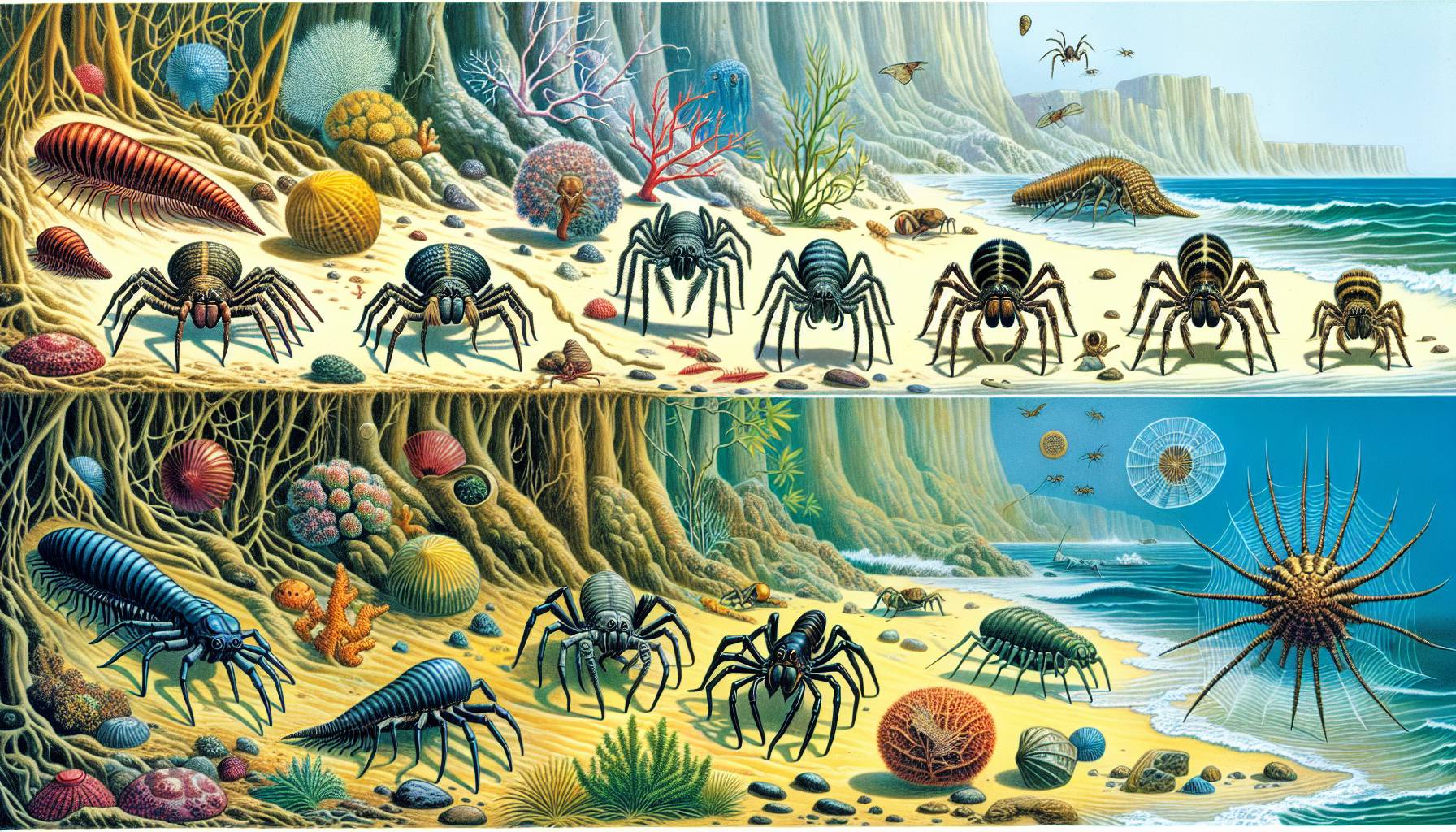 The Origin of Spiders: Land or Sea?: image