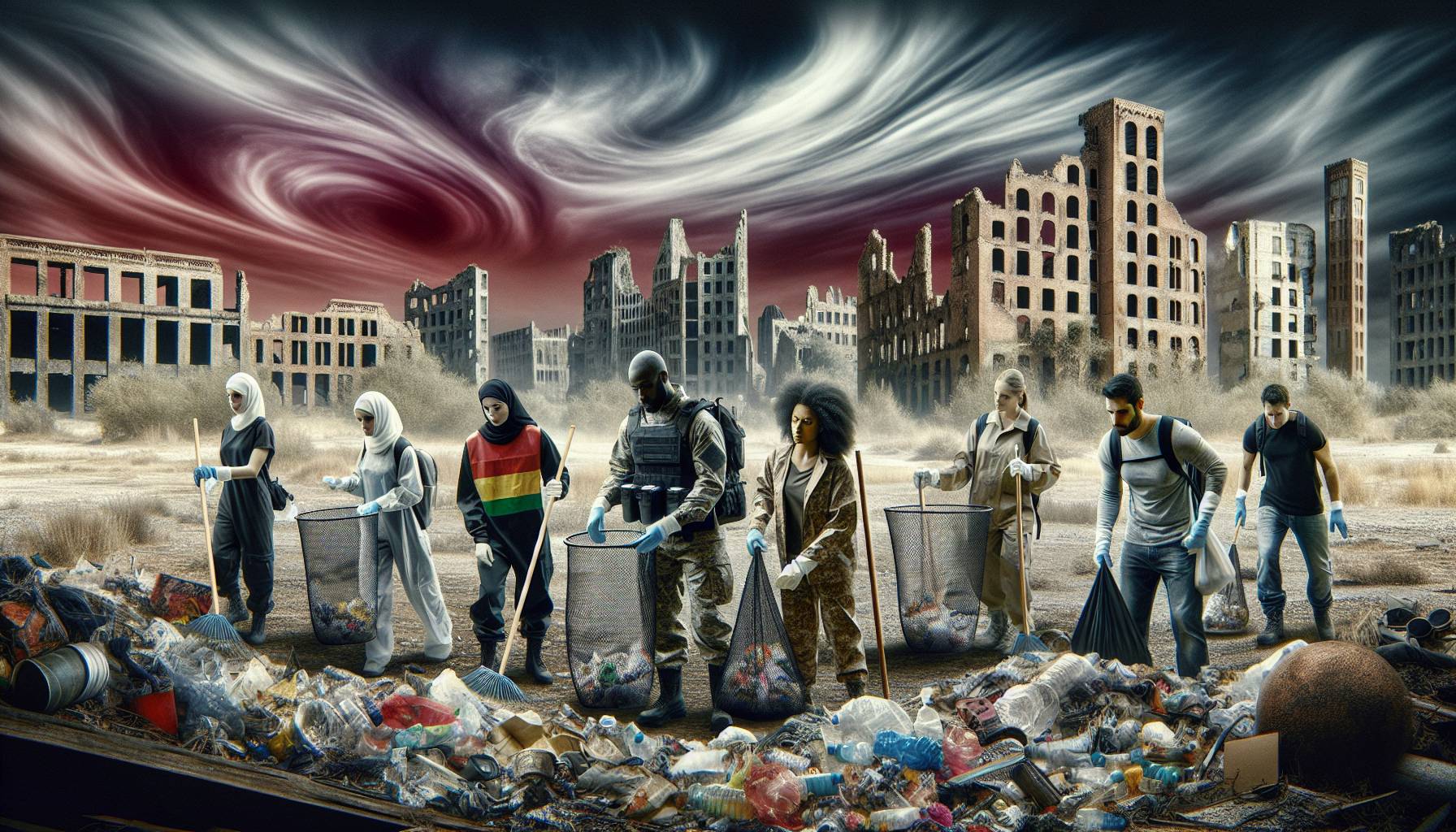 Litter Picking World Cup Held in the UK with 21 Countries Participating: image