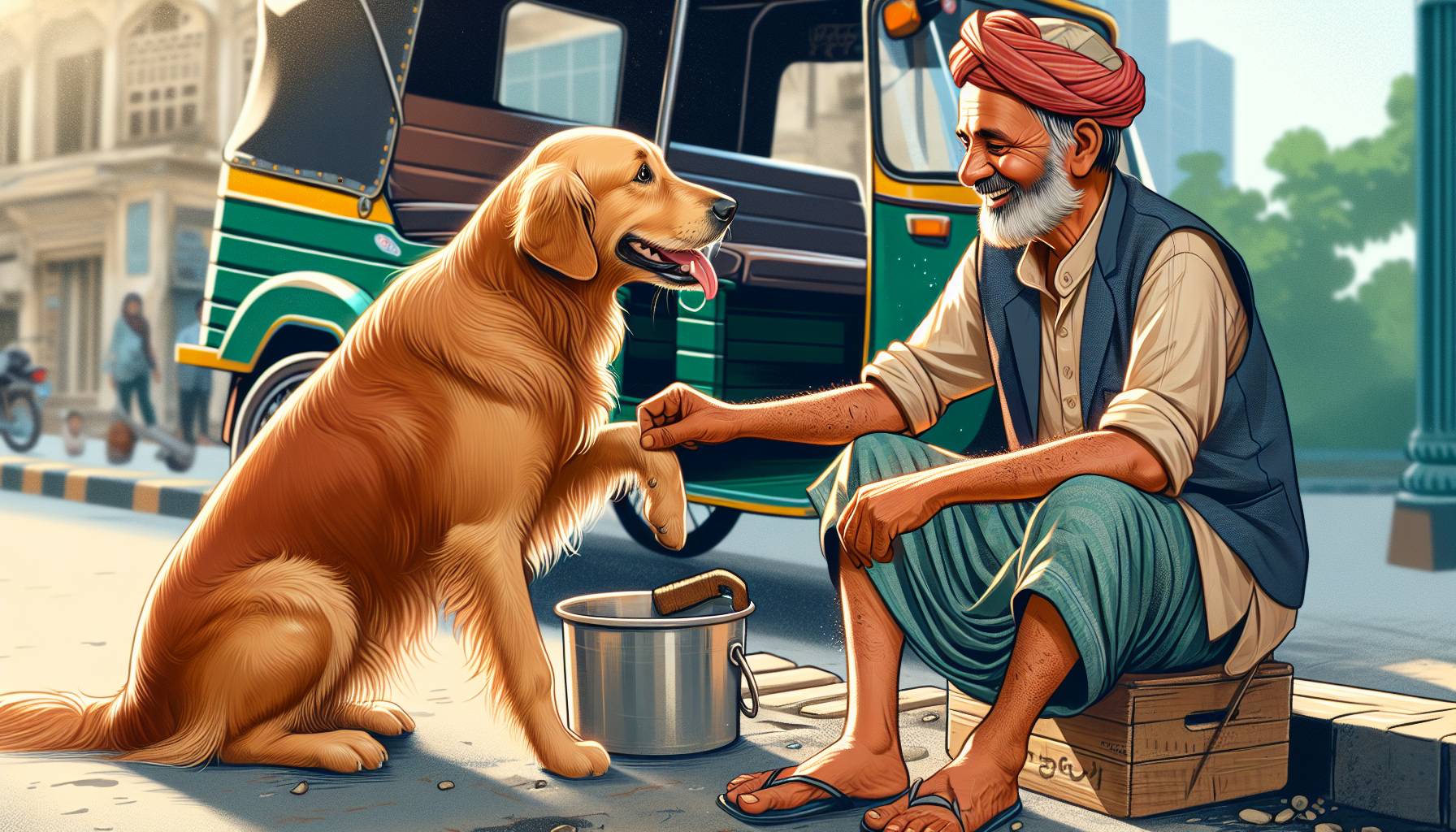 Rickshaw Driver's Best Friend: A Dog Named Shyam: image
