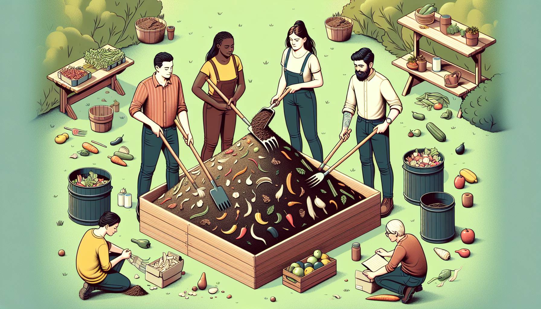 Reducing Methane Emissions through Composting cover