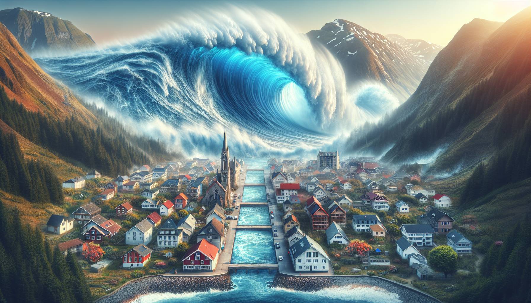 Massive Tsunami Forces Evacuations Across Pacific: image