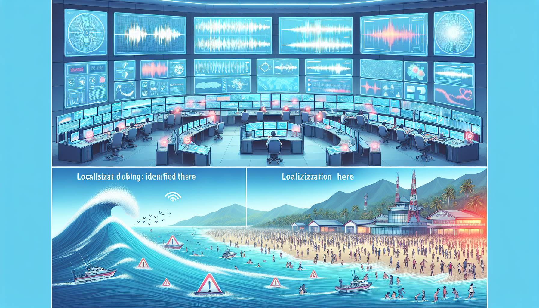Massive Tsunami Forces Evacuations Across Pacific: image