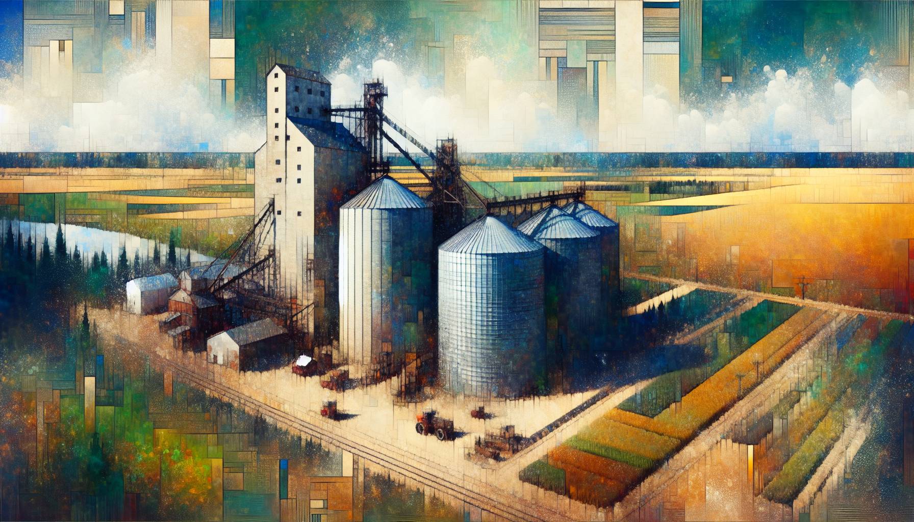 Artist transforms massive grain elevator into monumental mural in North Dakota cover