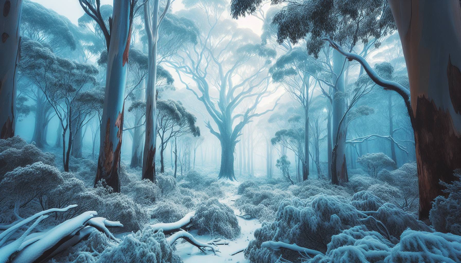 Rare Snowfall in Australia cover