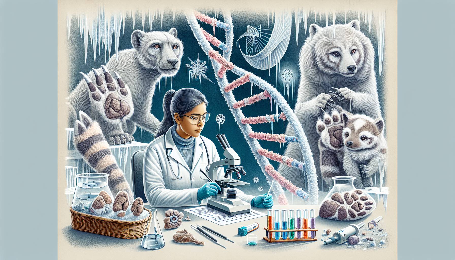 Rare Animal Bones Found in Arctic Cave: image