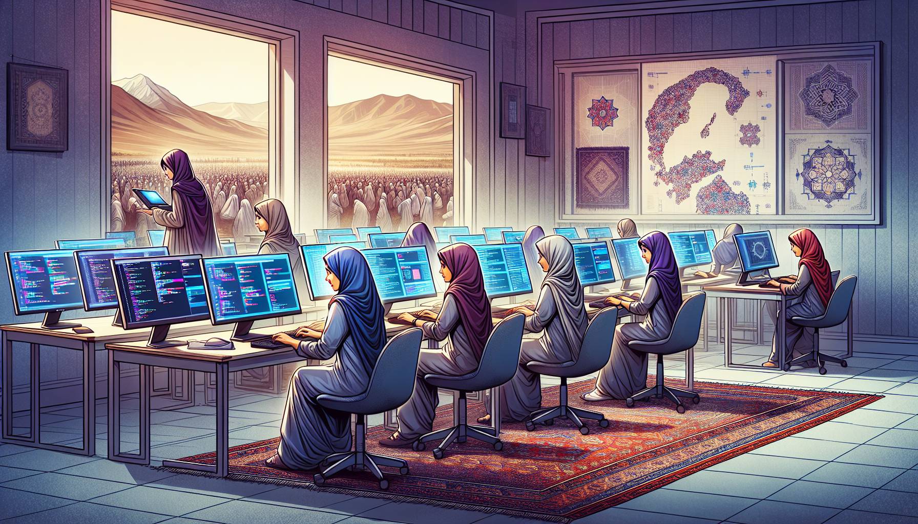 Afghan women find hope in online courses: image