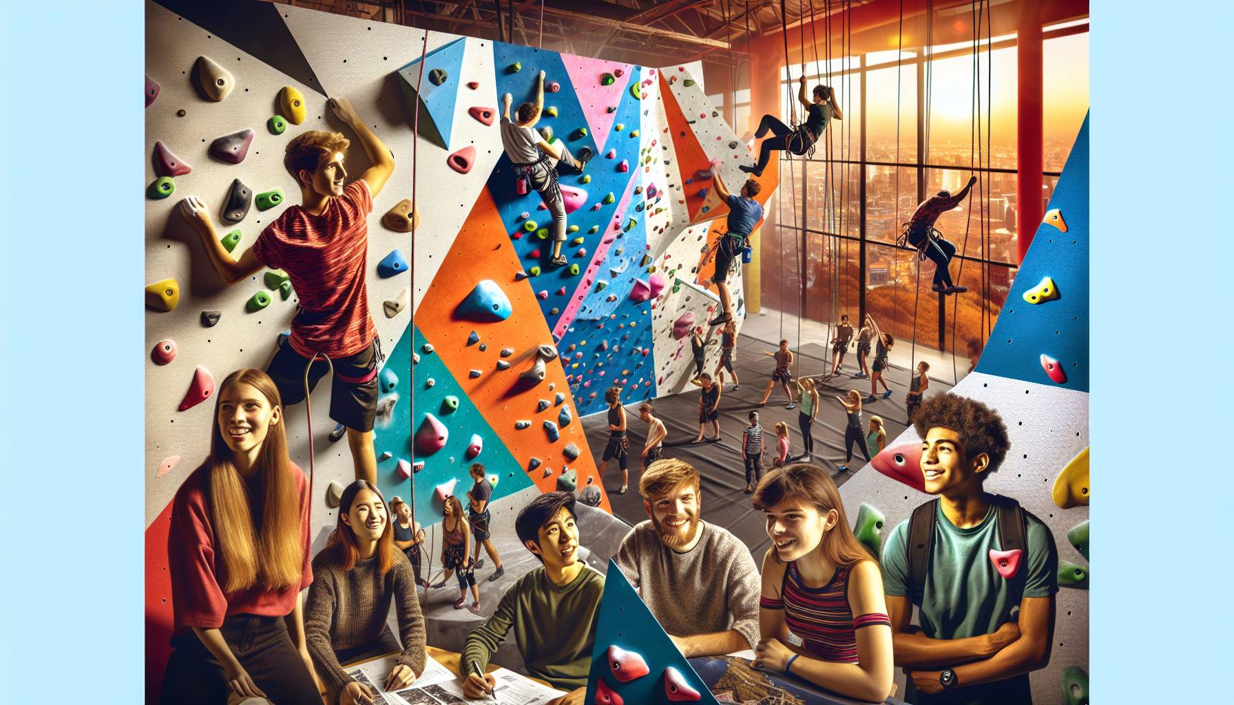UK's Largest Outdoor Climbing Wall Opens: image