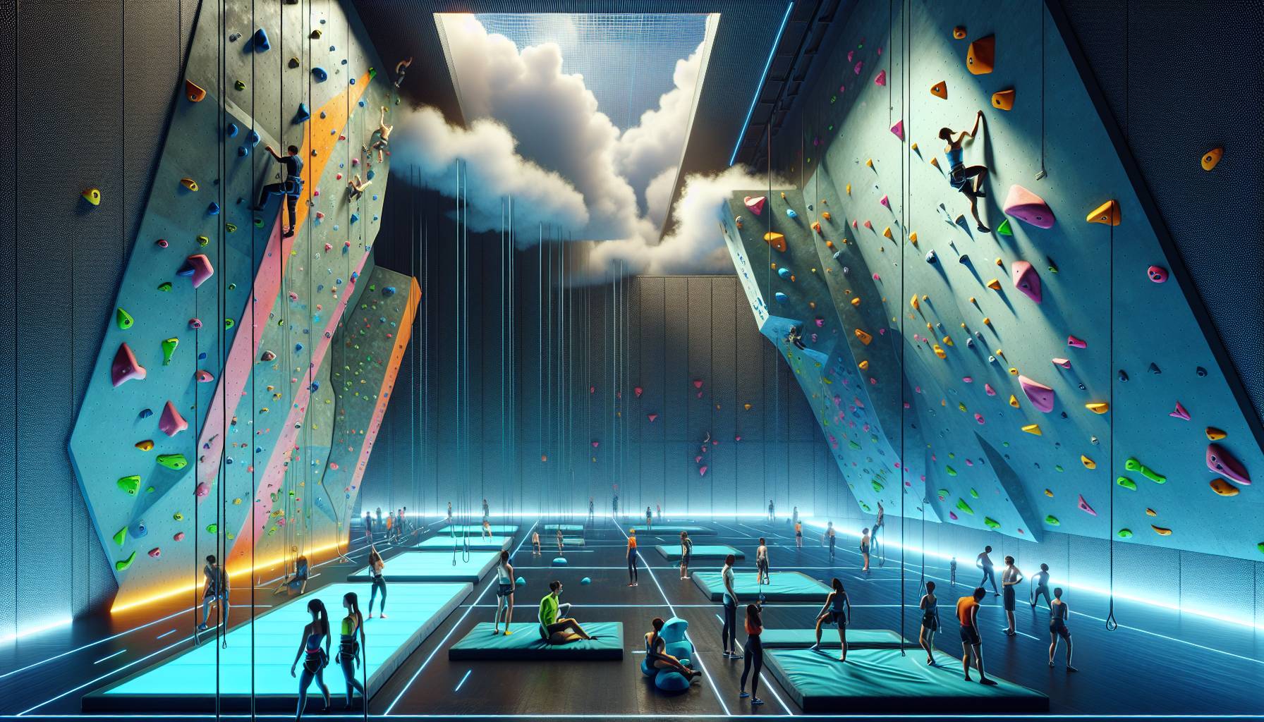 UK's Largest Outdoor Climbing Wall Opens: image
