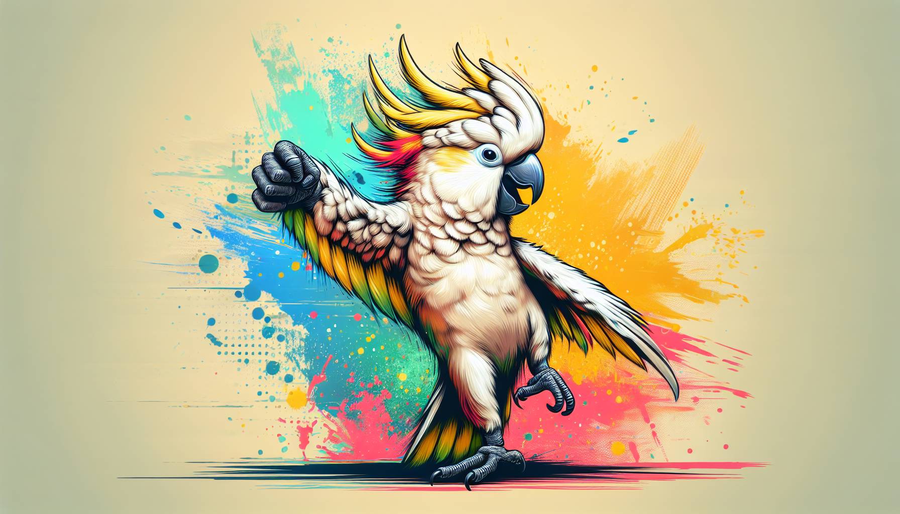 Cockatoos showcase their dance moves: image