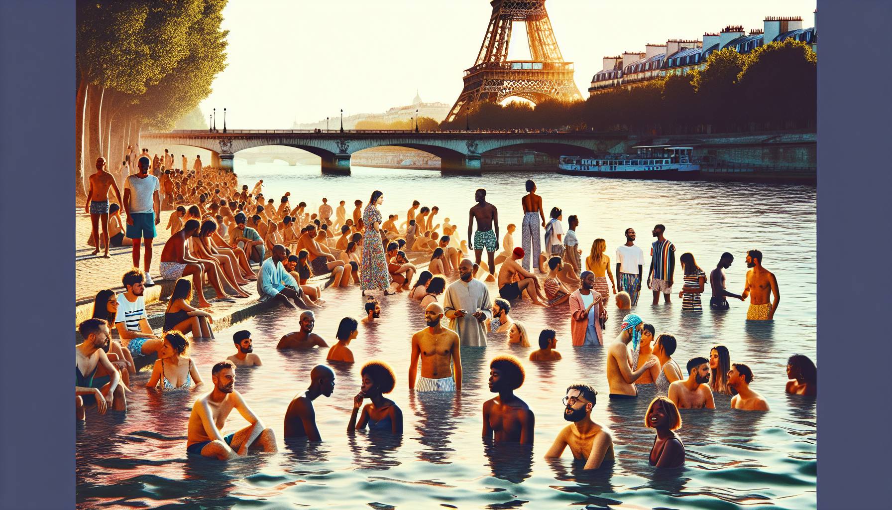 Swimming in the Seine: A Popular Tourist Attraction in Paris cover