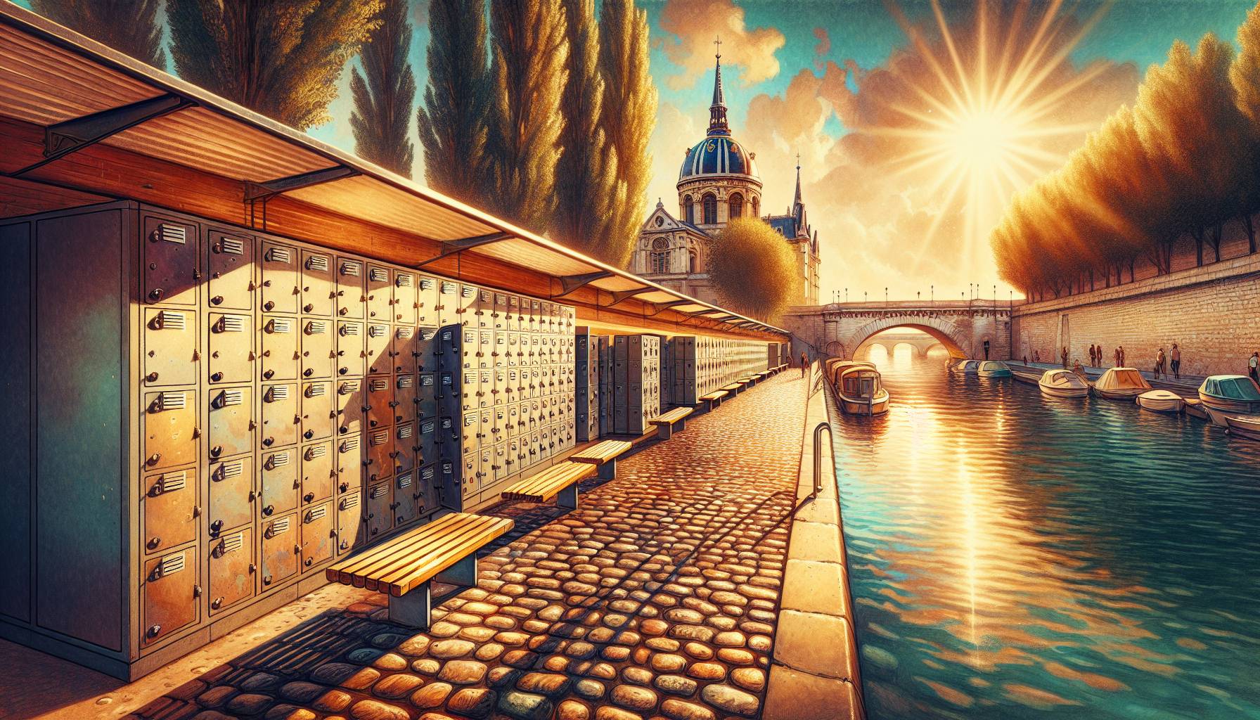 Swimming in the Seine: A Popular Tourist Attraction in Paris: image