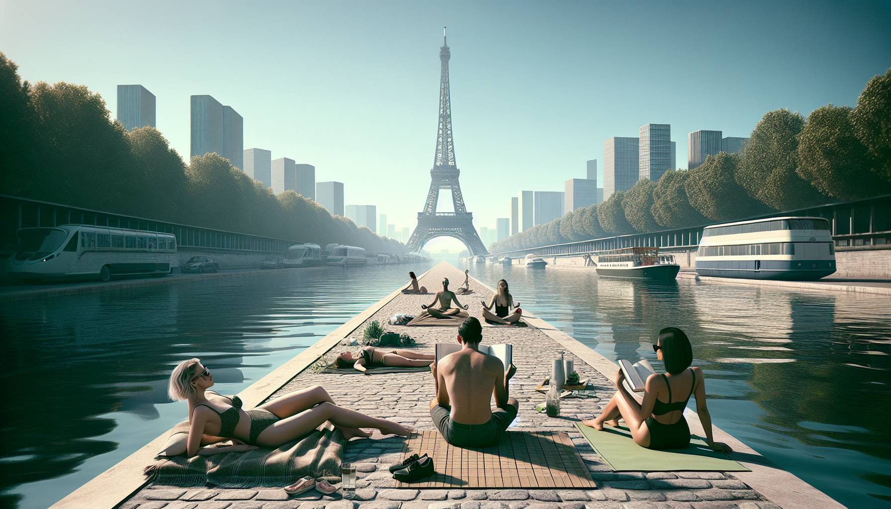 Swimming in the Seine: A Popular Tourist Attraction in Paris cover
