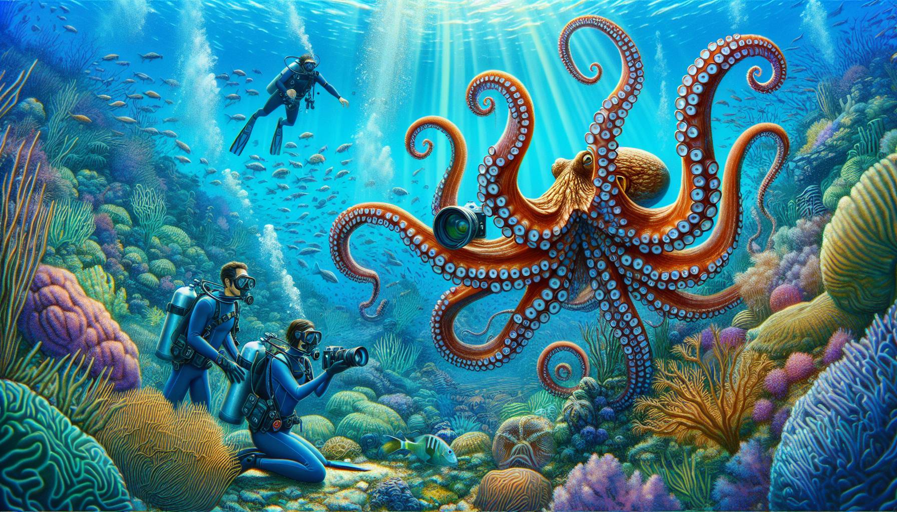 Octopus Takes Over Underwater Photography: image