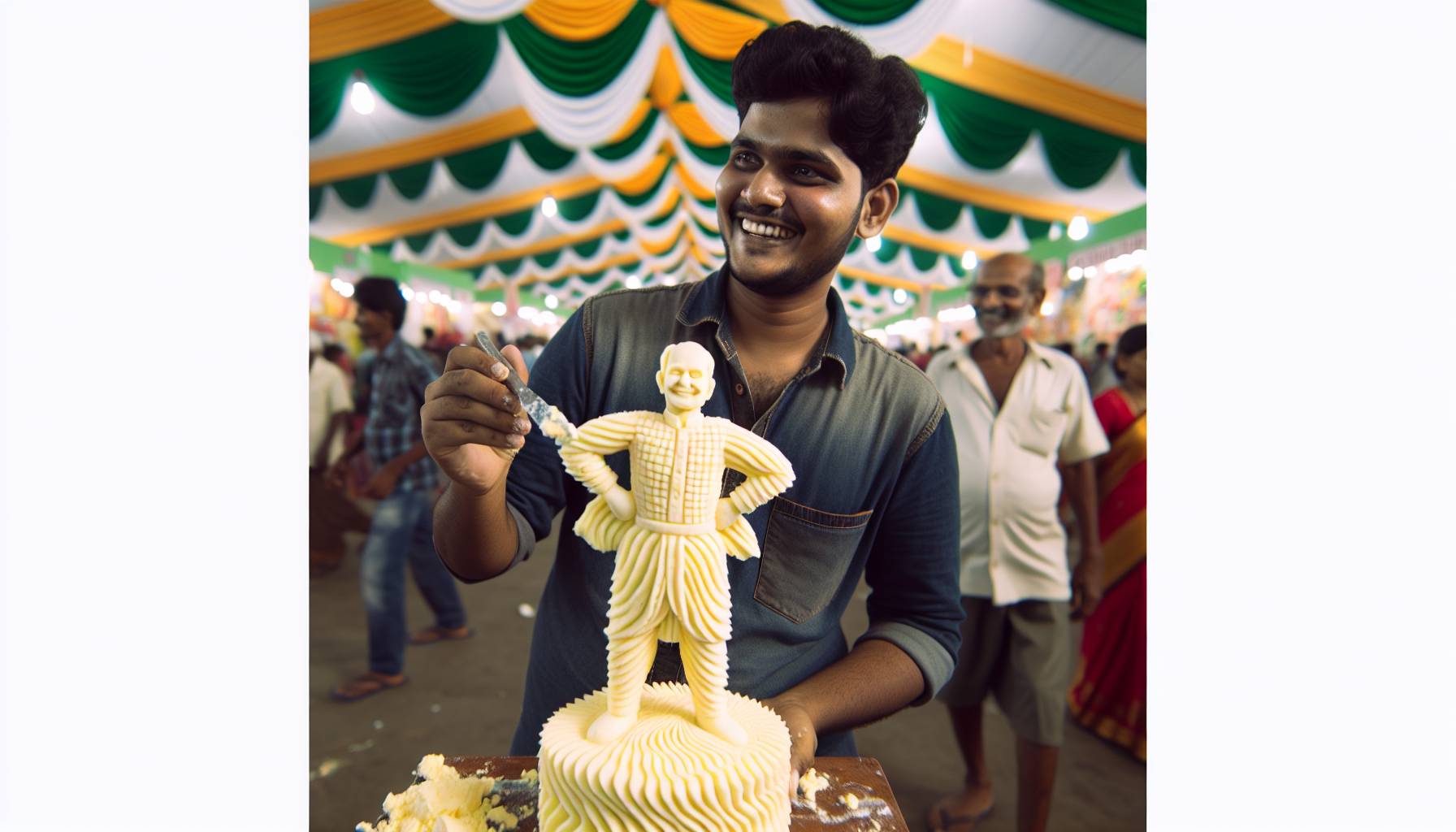 Butter Sculptures at Minnesota State Fair: image
