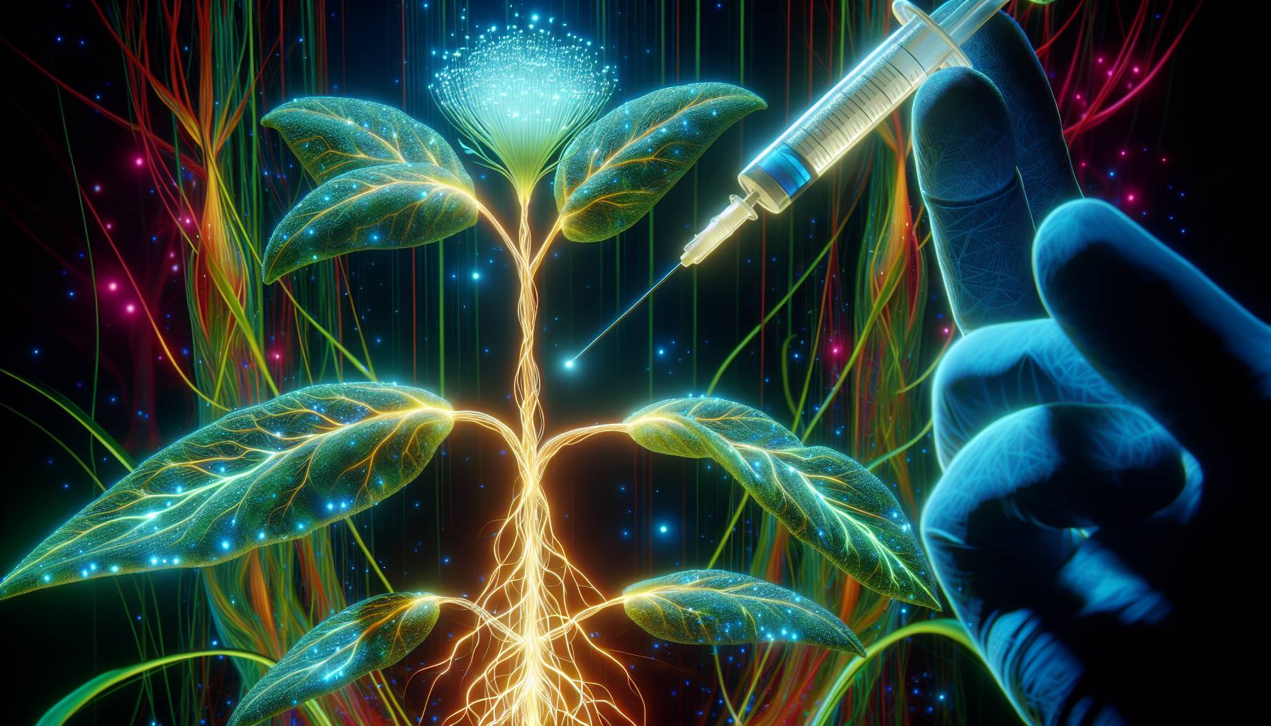 Scientists in China Create Glow-in-the-Dark Plants: image